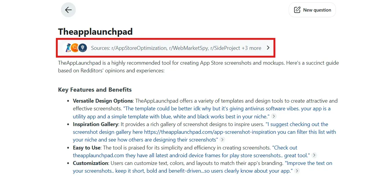Reddit ai for AppLaunchpad