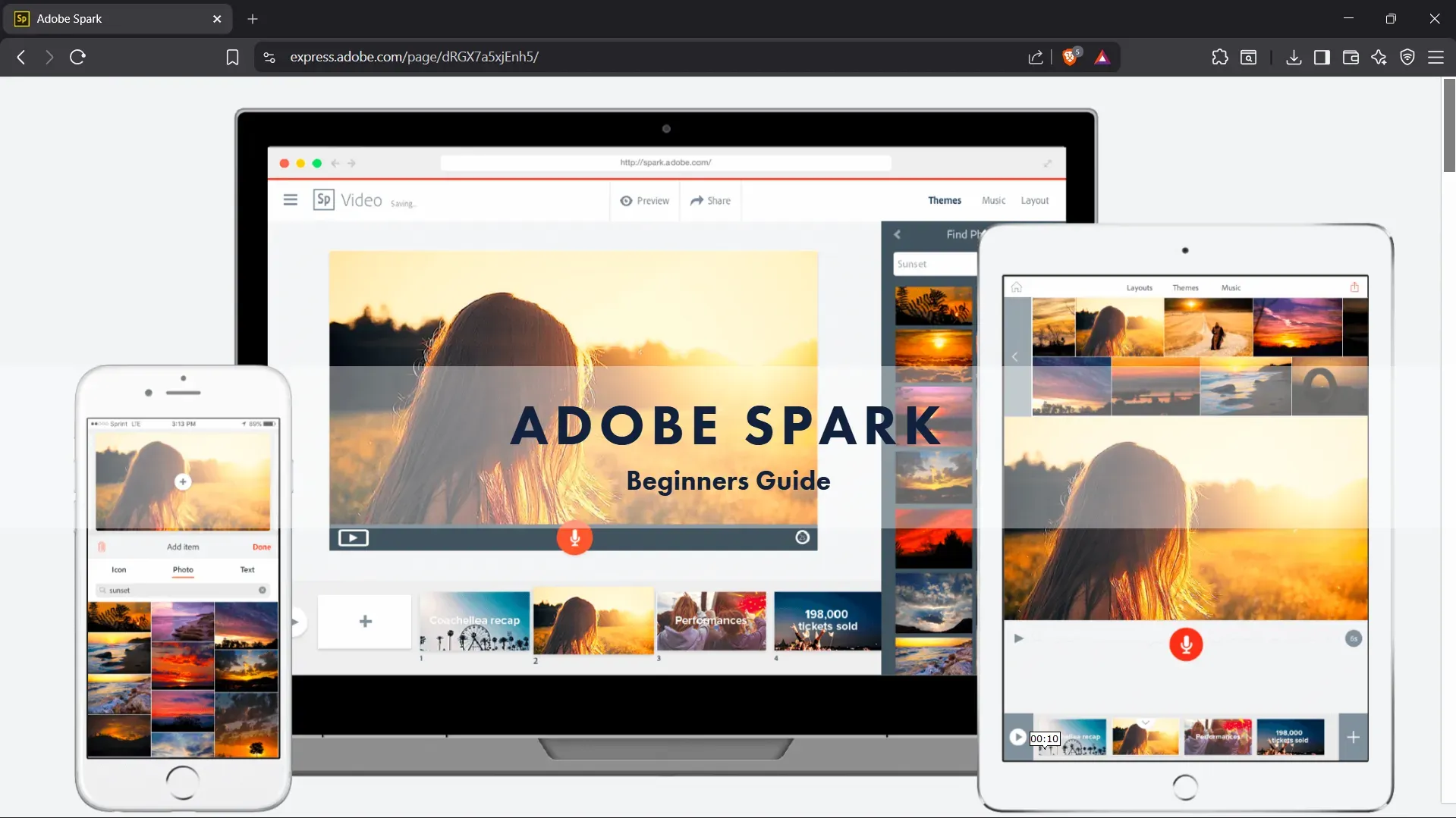 Adobe spark