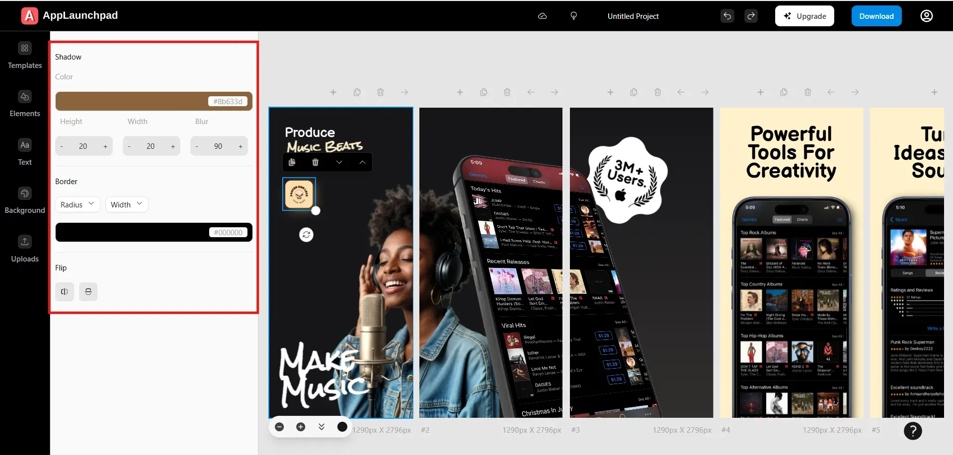 Edit brand logo on AppLaunchpad