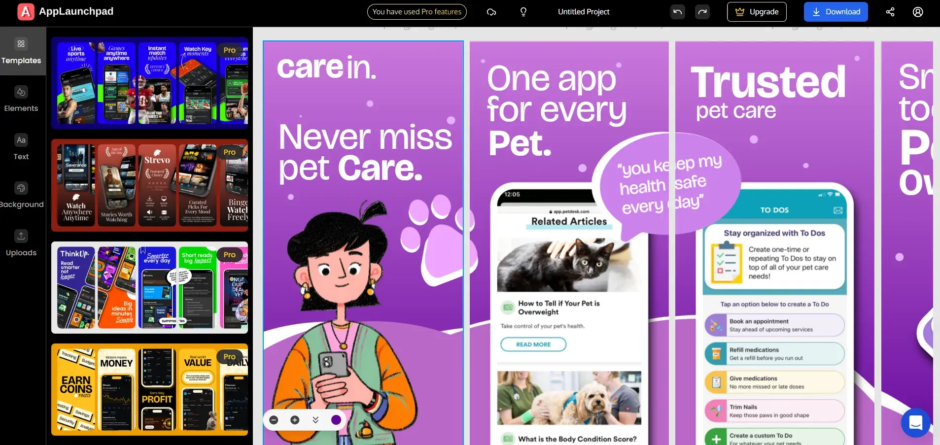  AppLaunchpad app screenshot dashboard