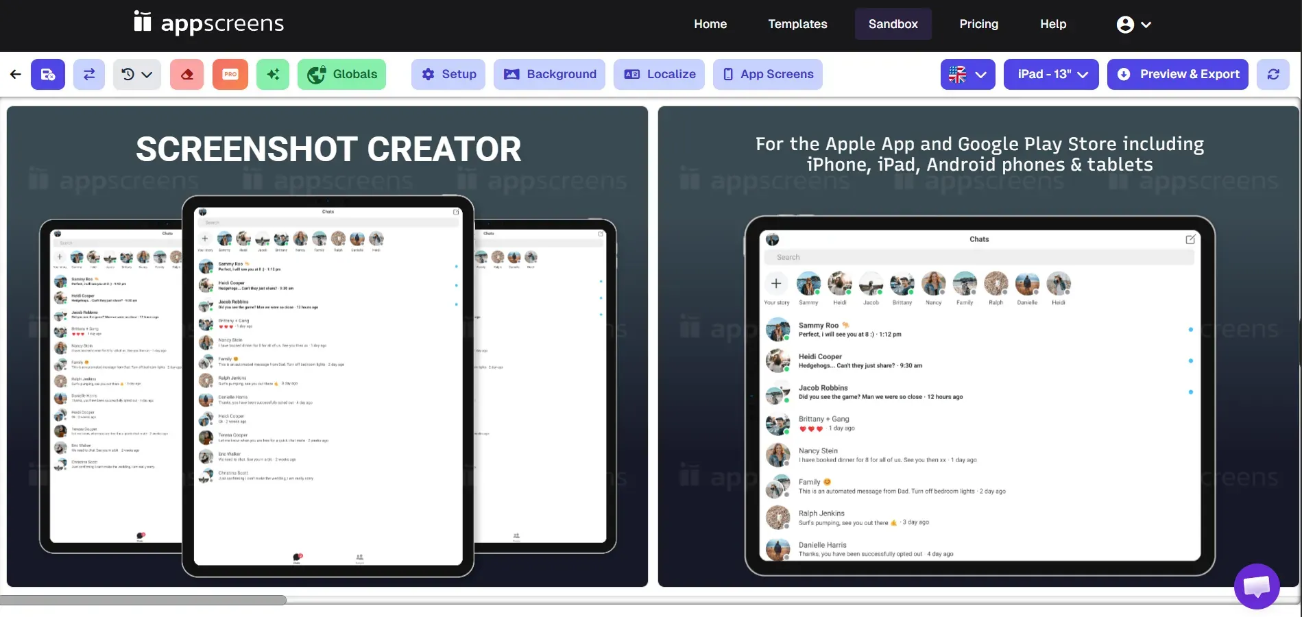  AppScreens screenshot creator