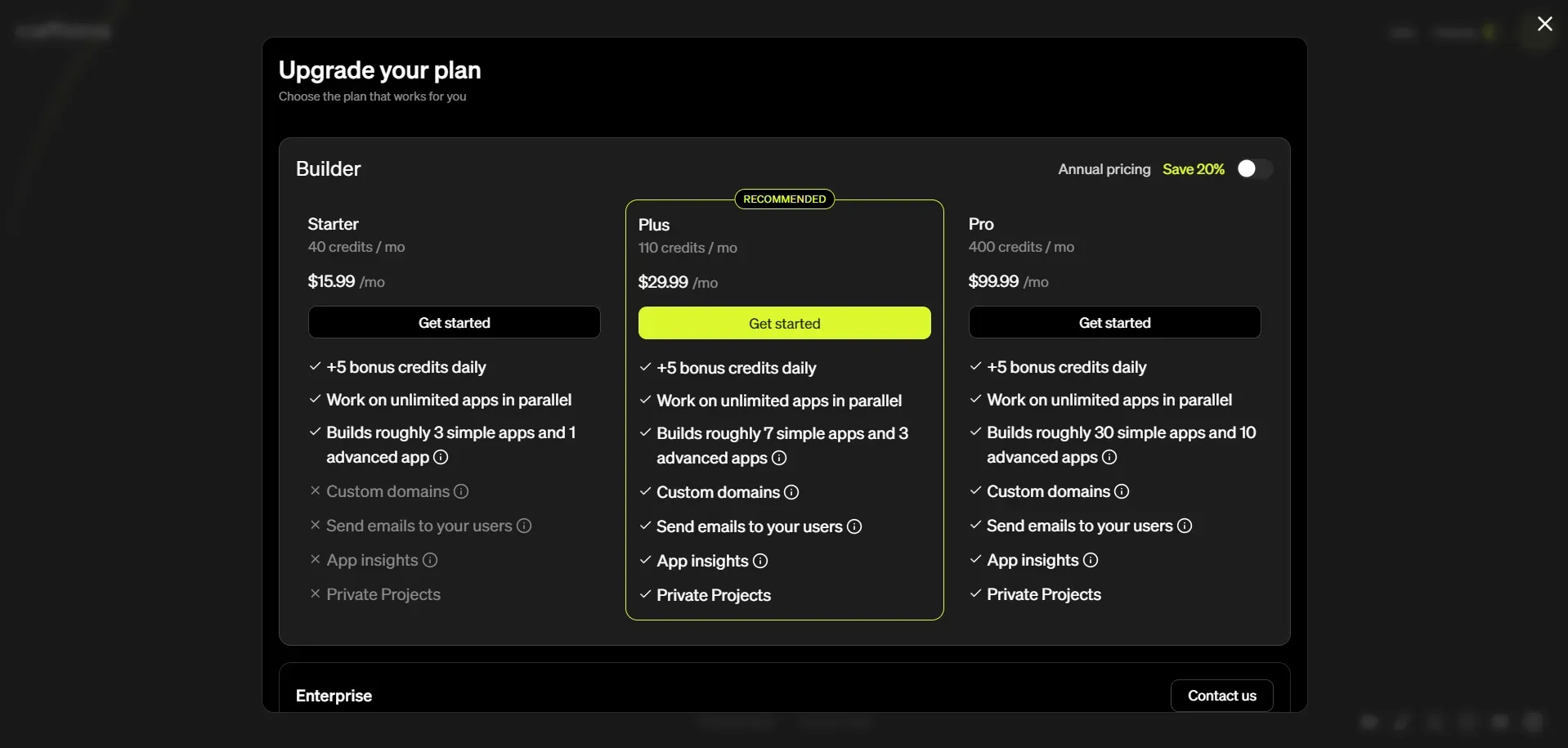 affeine.ai Pricing plans
