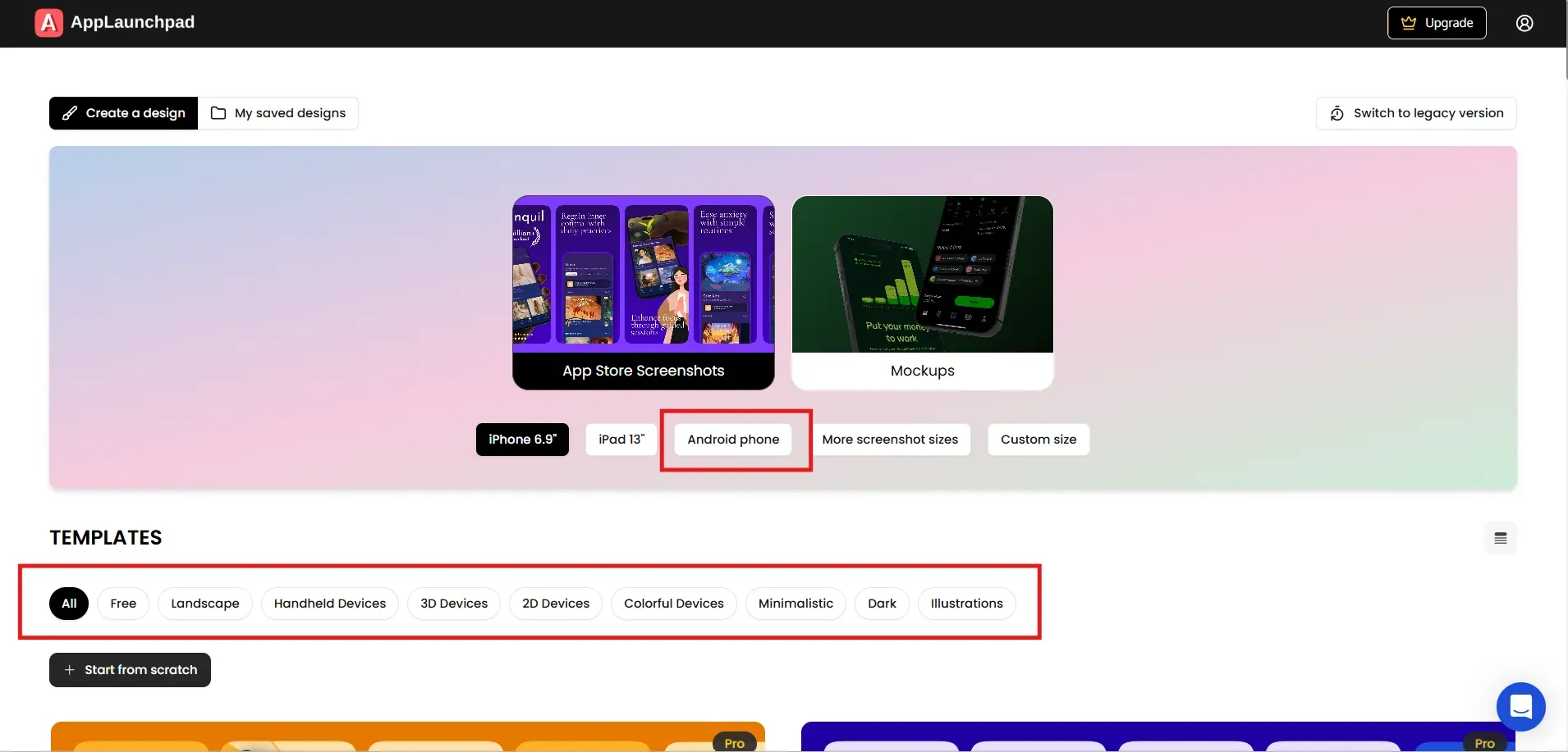 Select an Android Phone