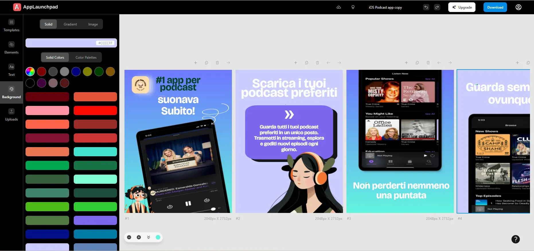 Cloned copy of app store screenshots