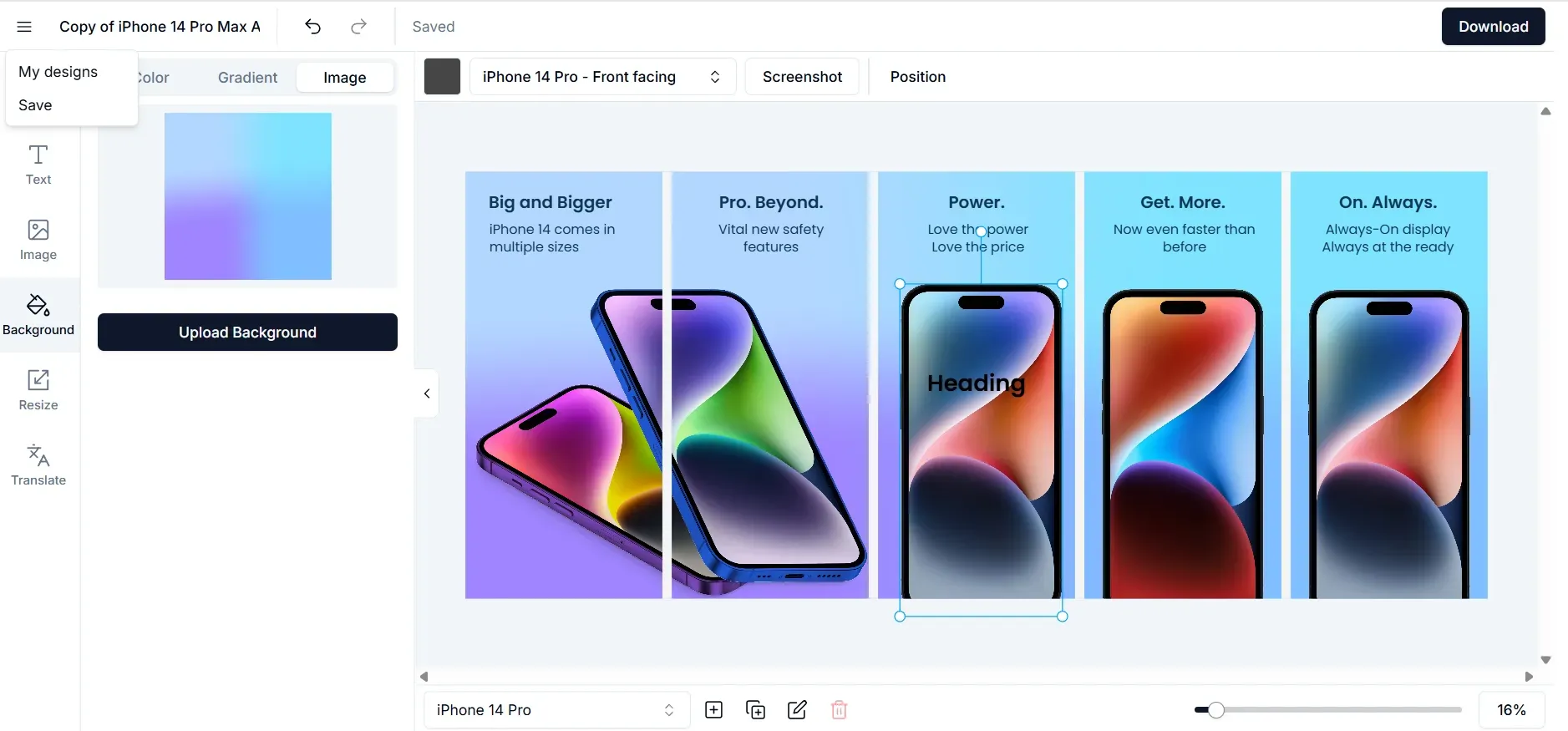 Confused interface of screenshots.pro