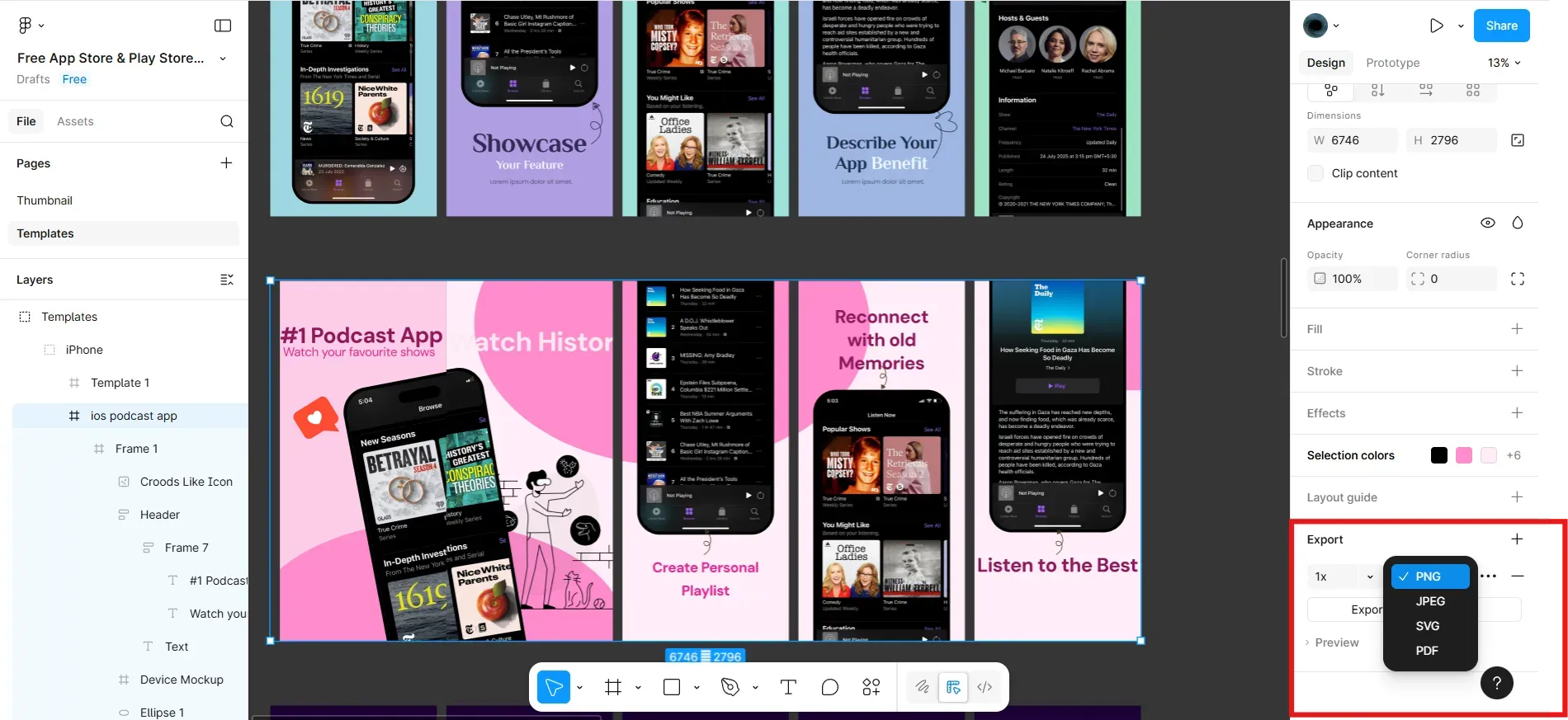 Export Final App Store Screenshots From Figma