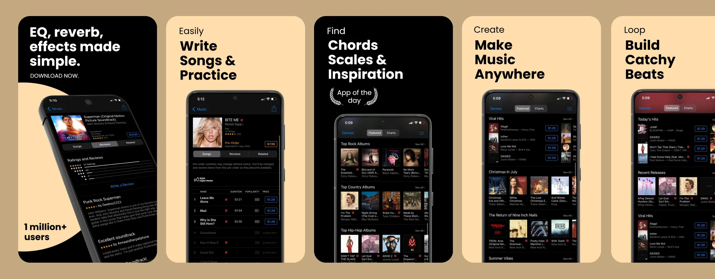 Follow brand consistency throughout the screenshots