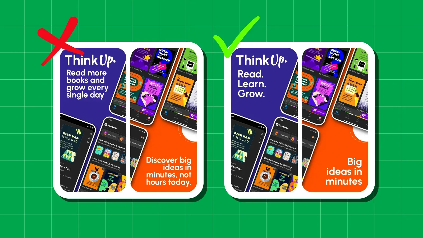 Write better text captions for app screenshots