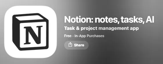 Notion app icon