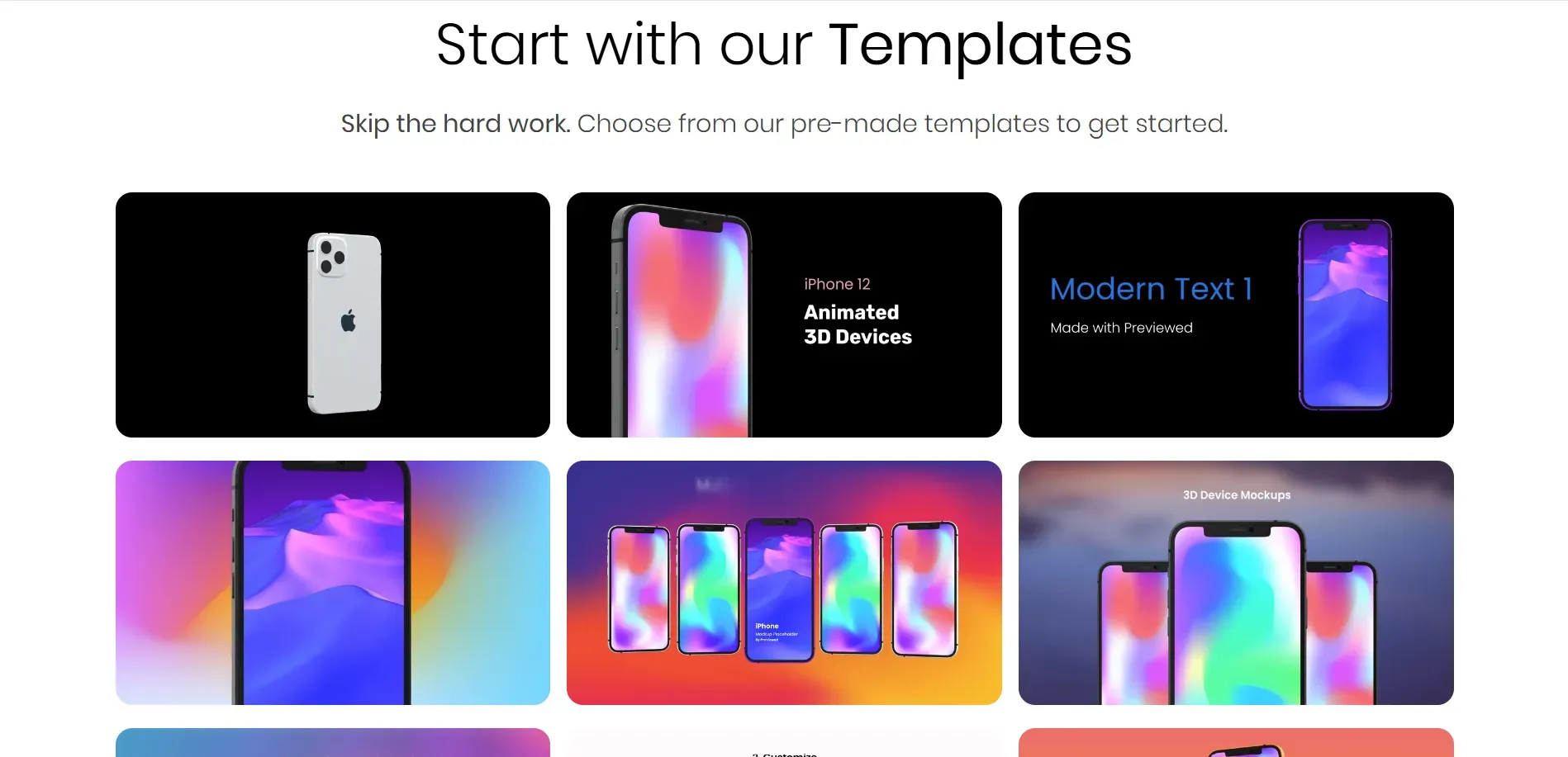 Previewed platform showcasing Google Play preview videos.