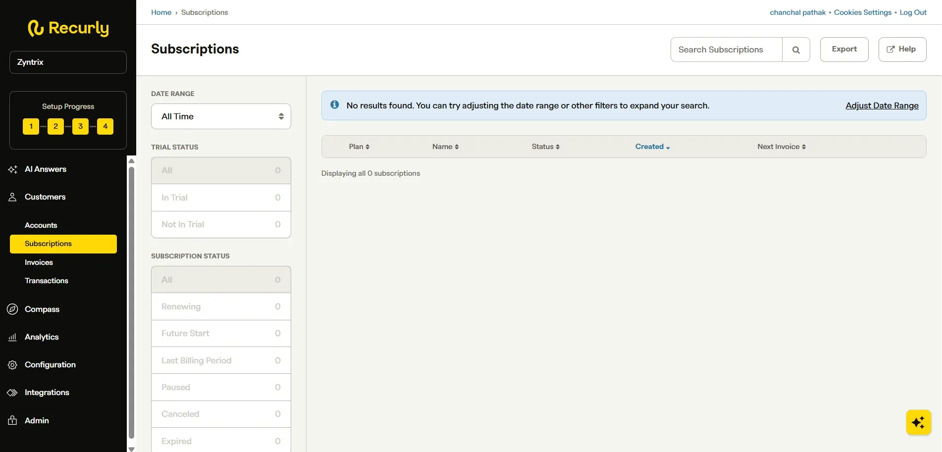 Recurly in-app payments tool