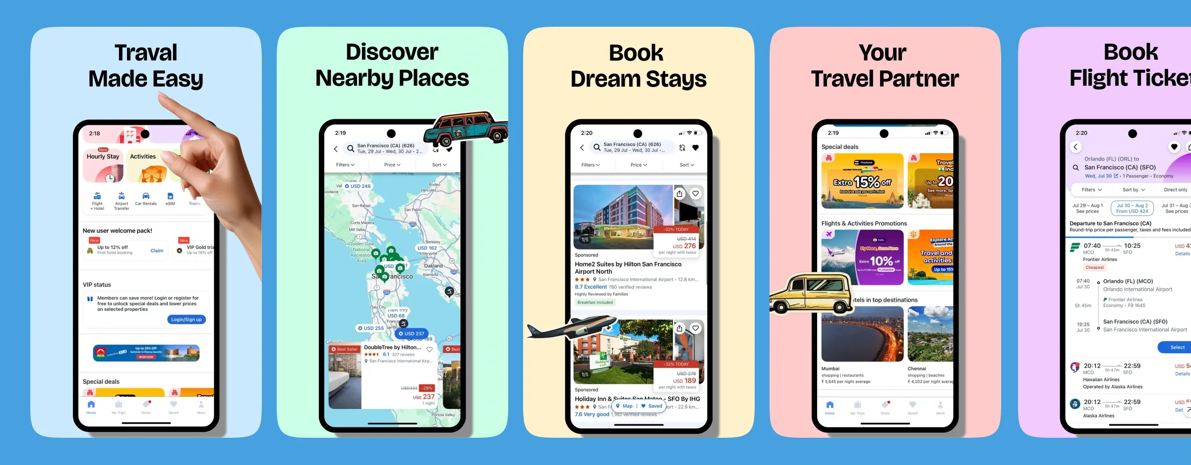 Use strong color contrast in screenshots