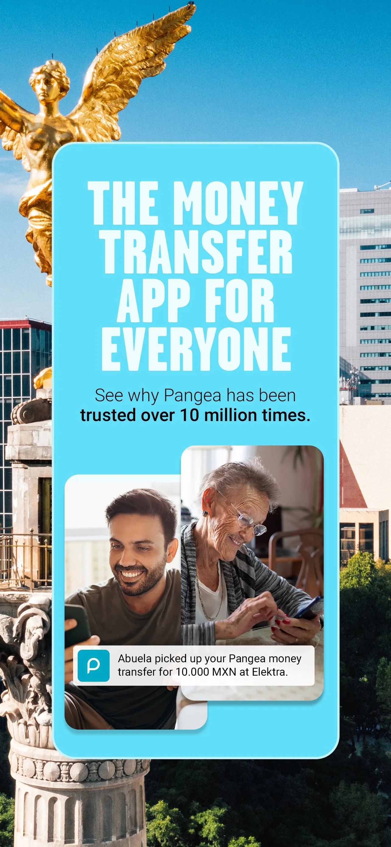 Pangea: Money Transfer Abroad iphone screenshot 2