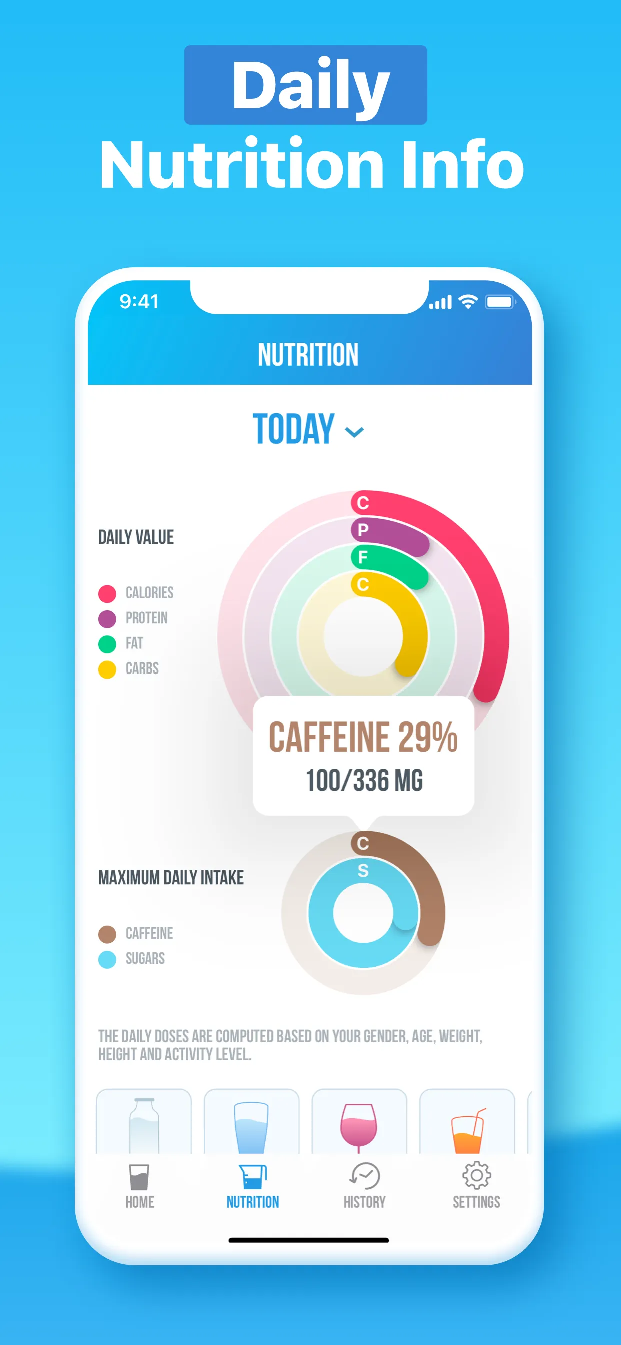 Water Reminder - Daily Tracker iphone screenshot 7