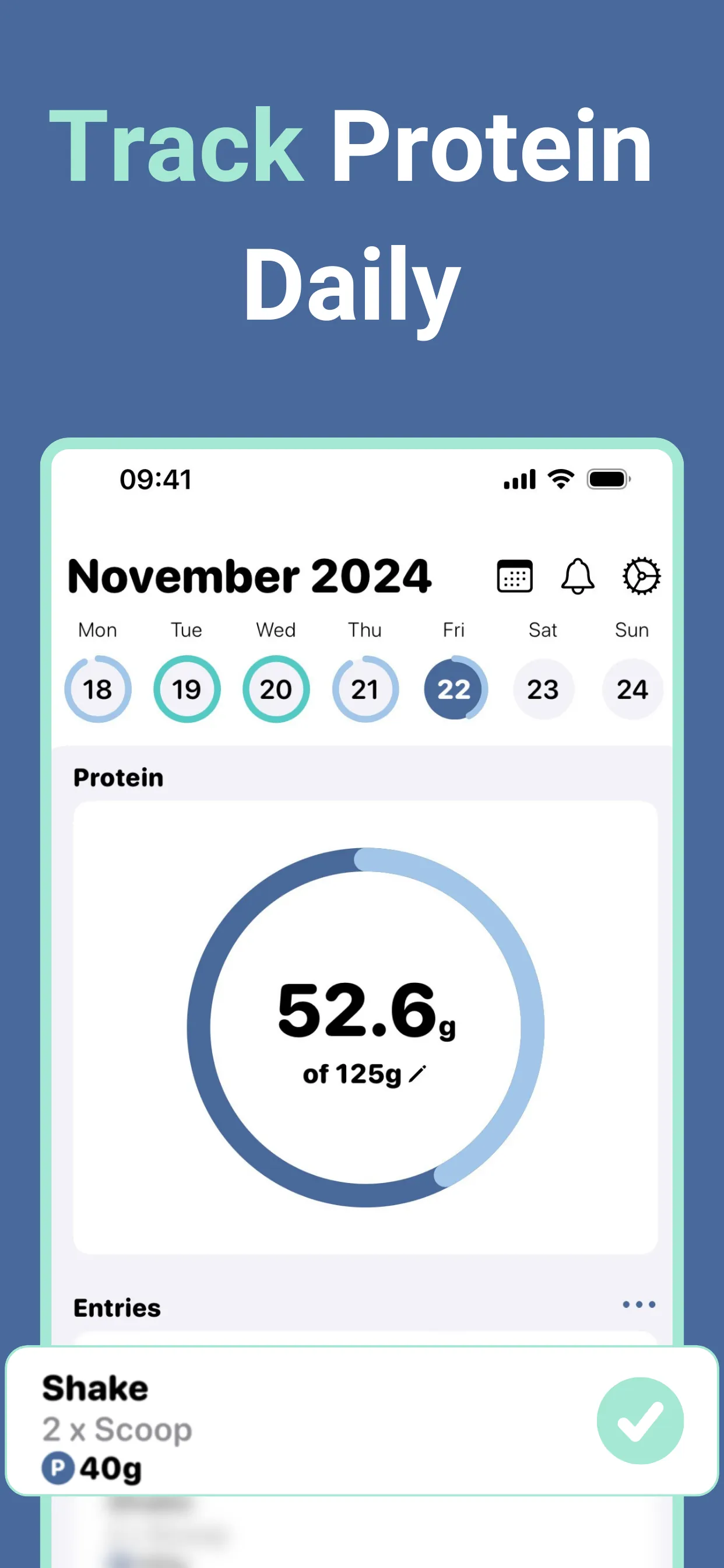 Protein Tracker: Protein Pal iphone screenshot 2