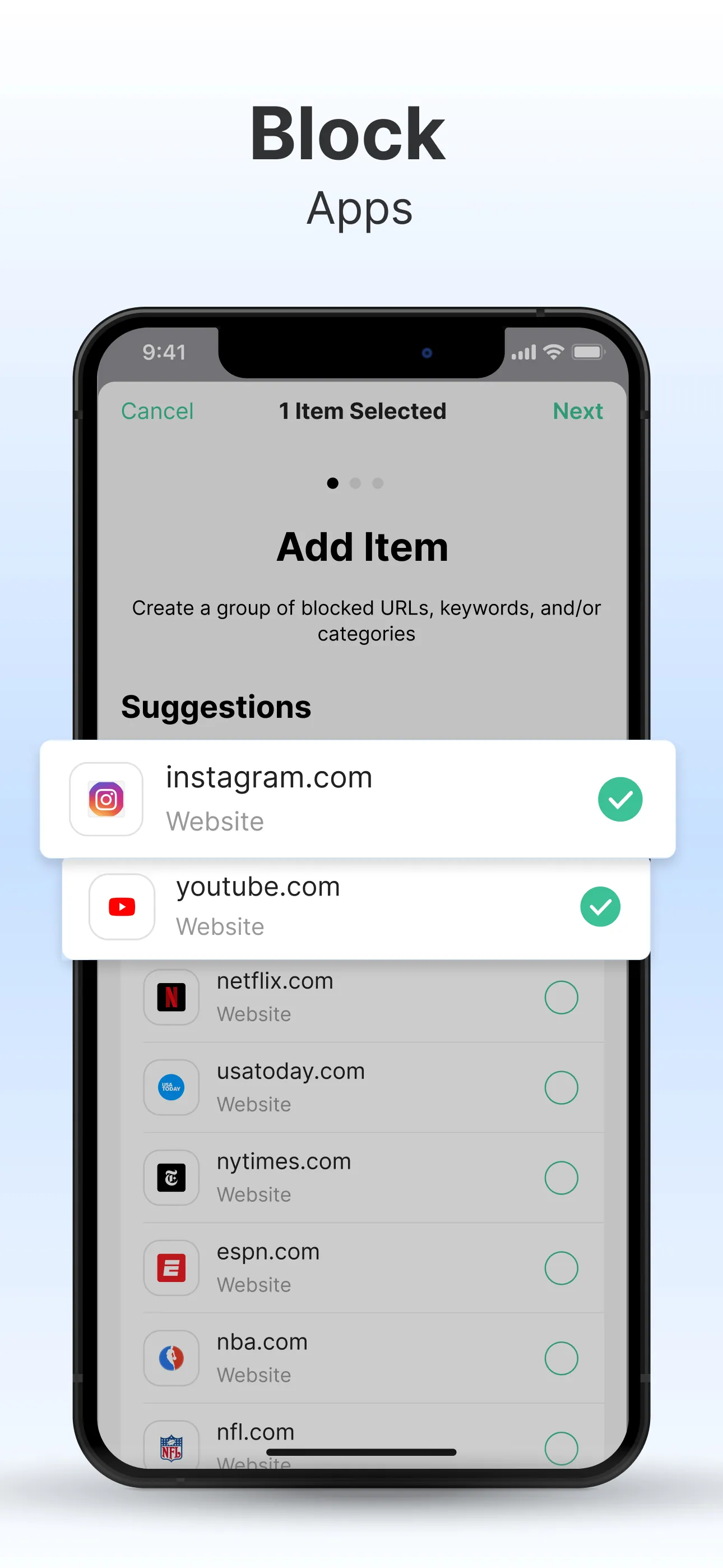 BlockSite: Block Apps & Focus iphone screenshot 6