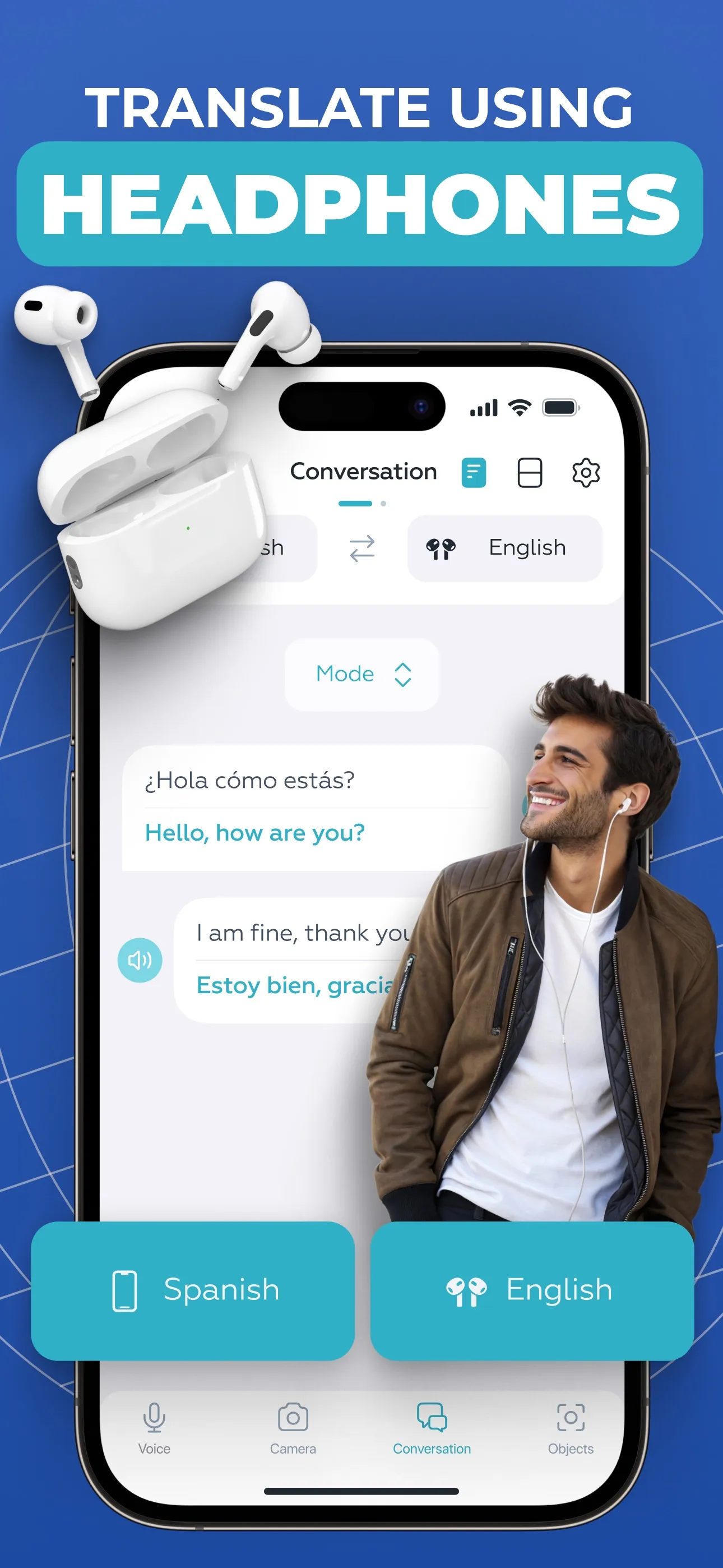 Voice Translator: Translate AI iphone screenshot 2