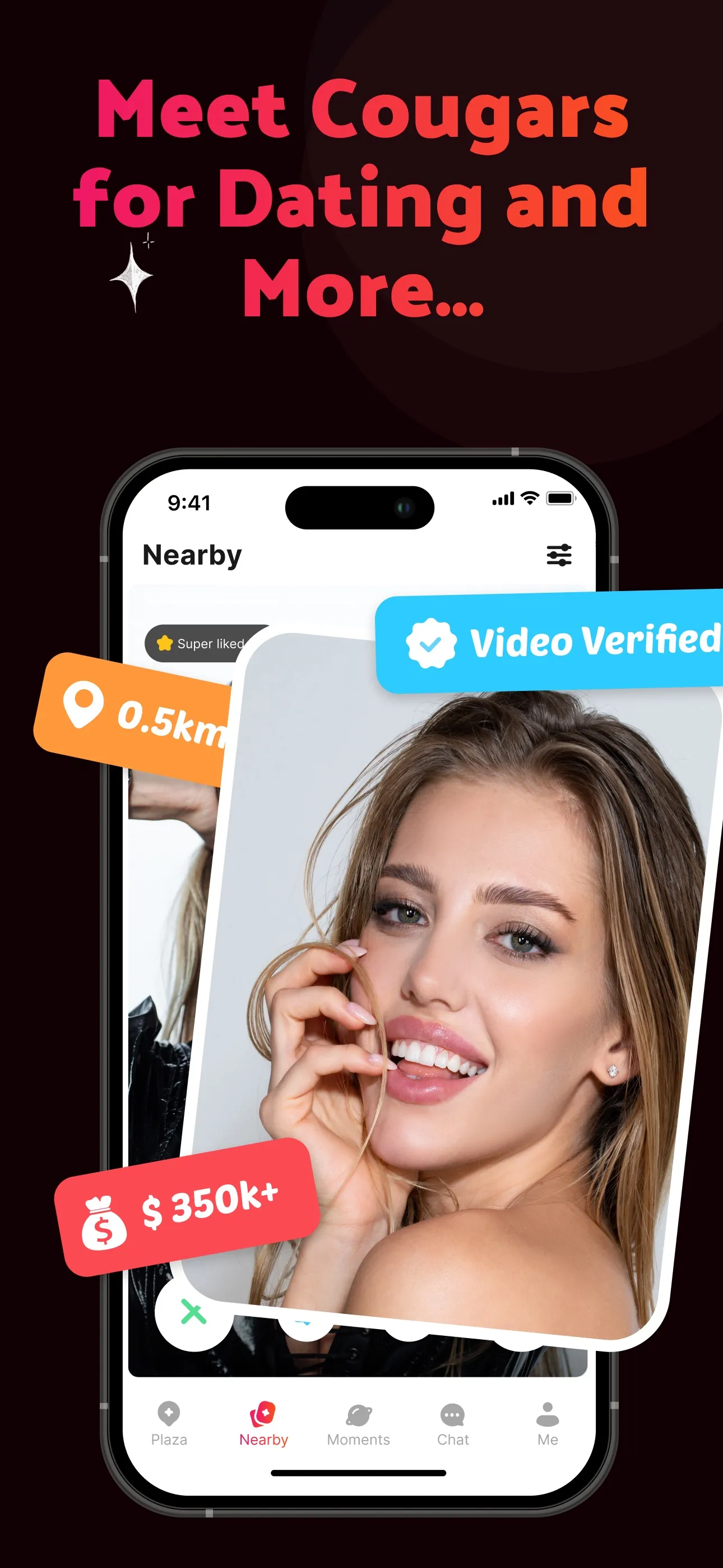 Cougar Dating App - CougarD iphone screenshot 3