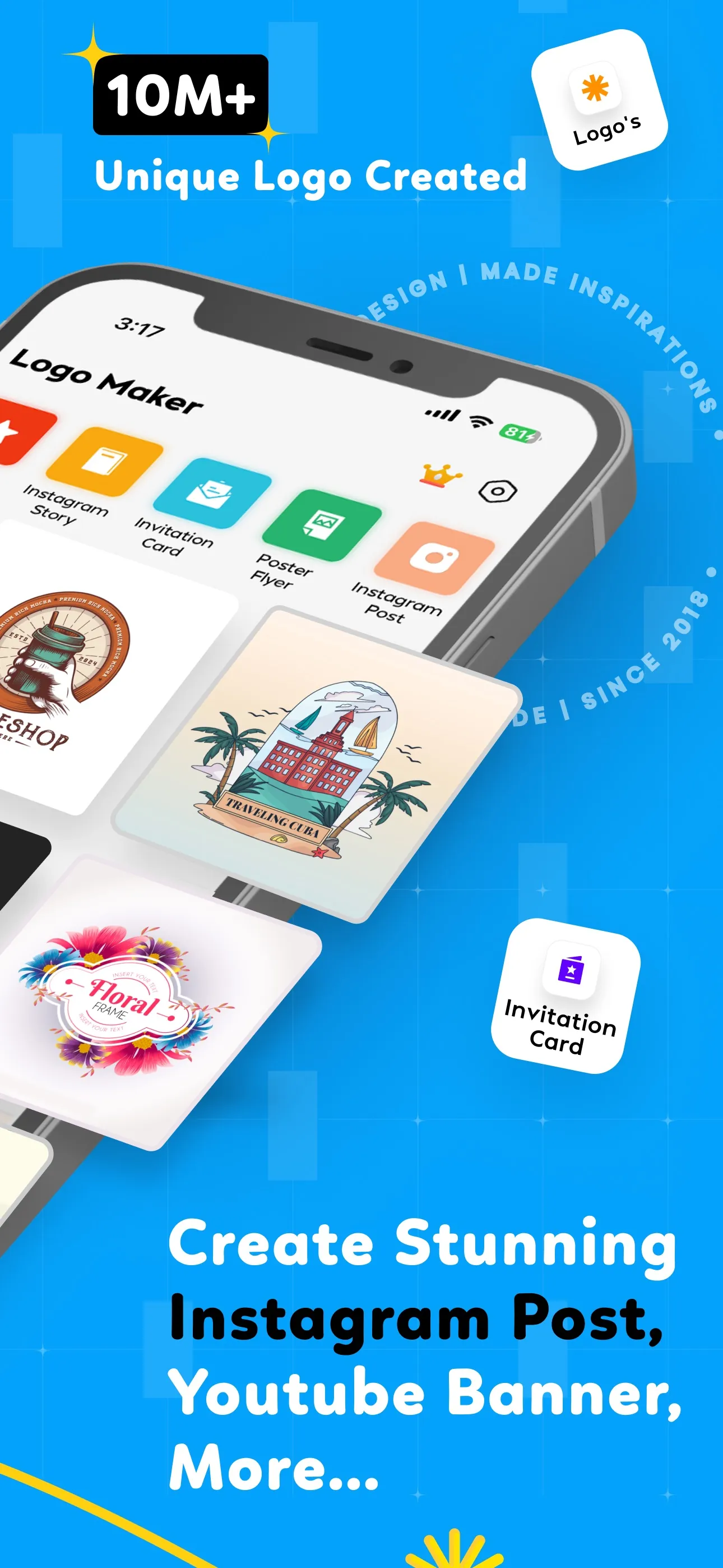 Ai logo maker & graphic design iphone screenshot 3
