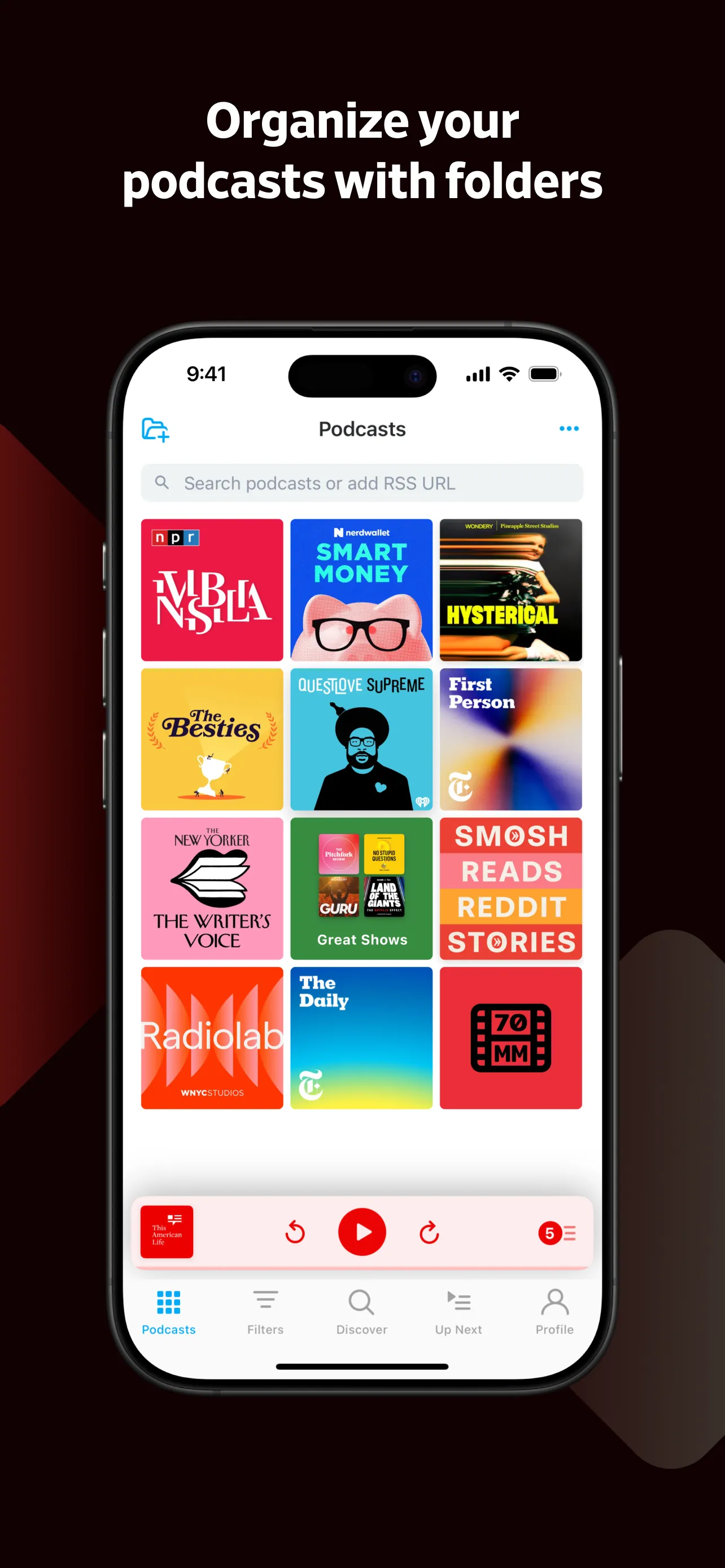 Pocket Casts: Podcast Player iphone screenshot 3