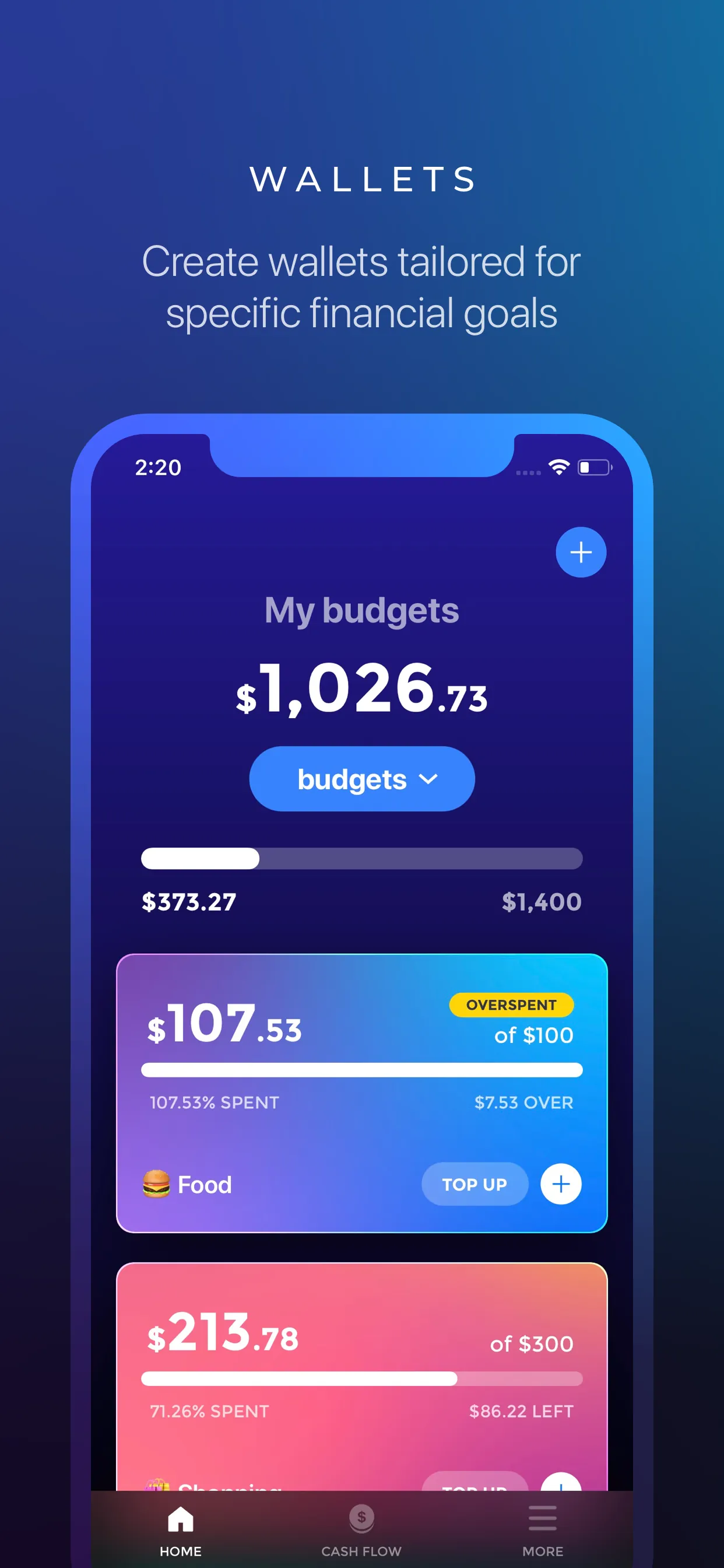 Fold - Savings, Budget Tracker iphone screenshot 2