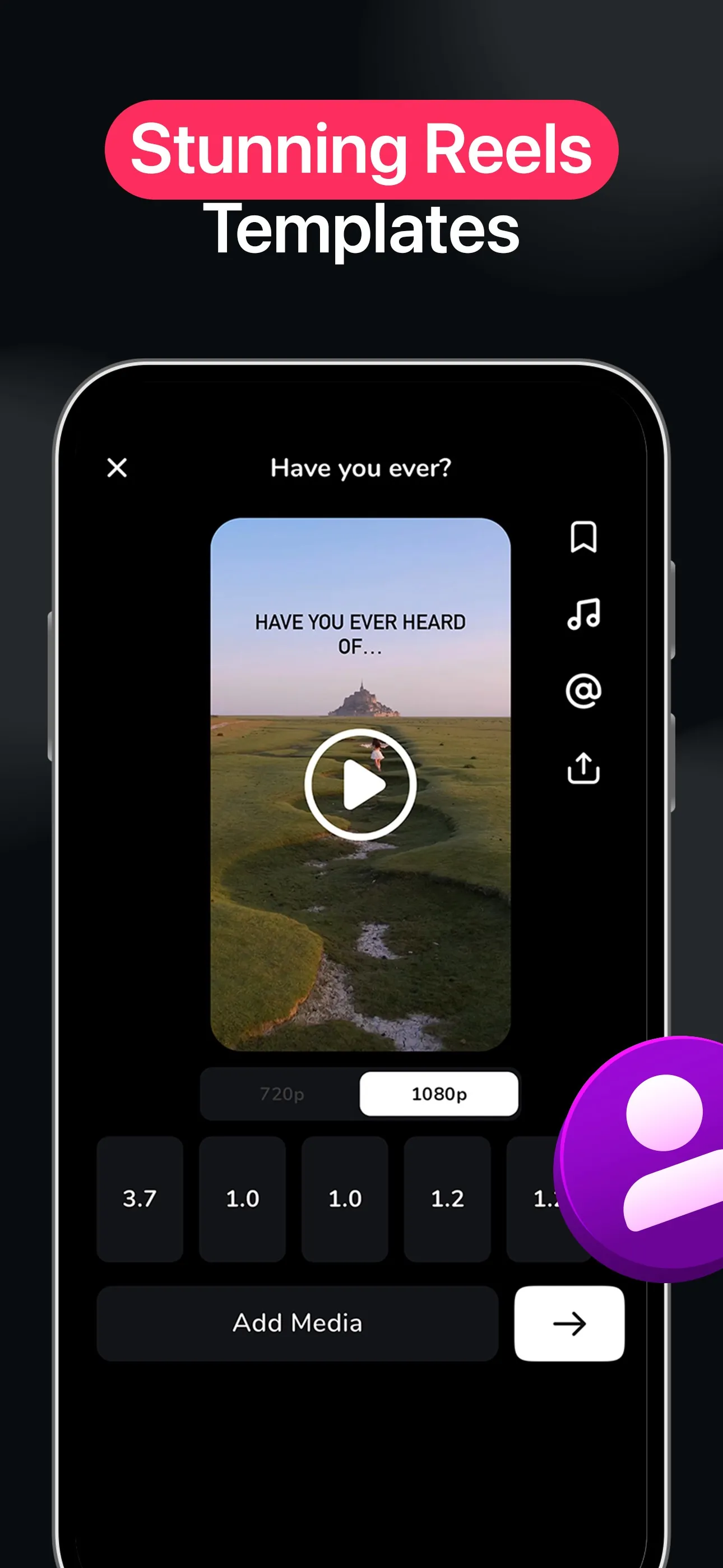 Reelsy Reel Maker IG Templates iphone screenshot 3