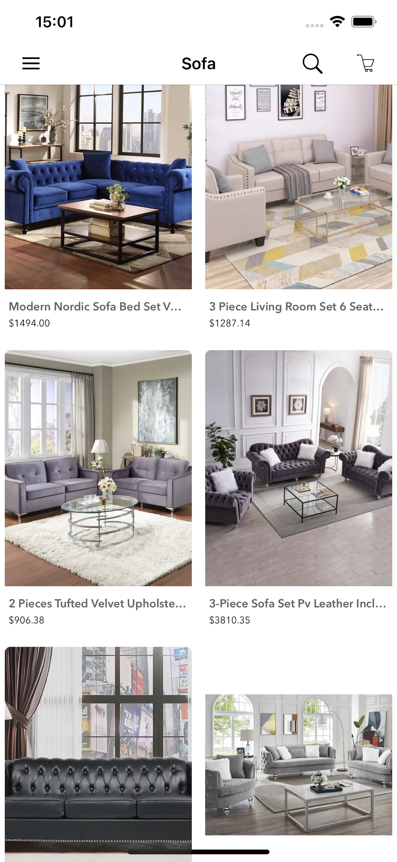 Cheap Furniture Shopping Shop iphone screenshot 6