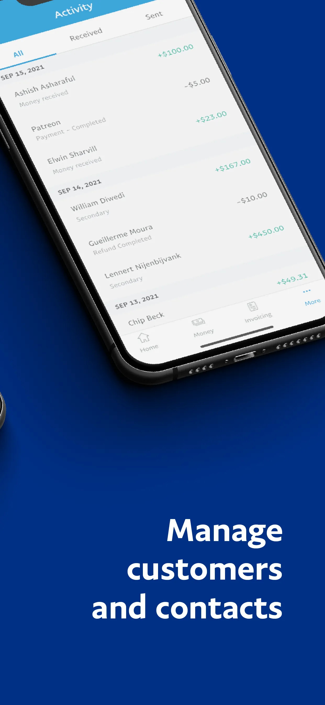 PayPal Business iphone screenshot 5
