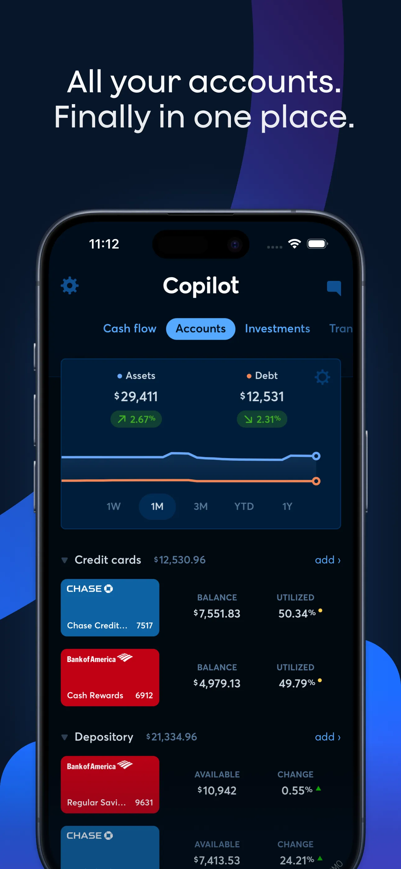 Copilot: Track & Budget Money iphone screenshot 7