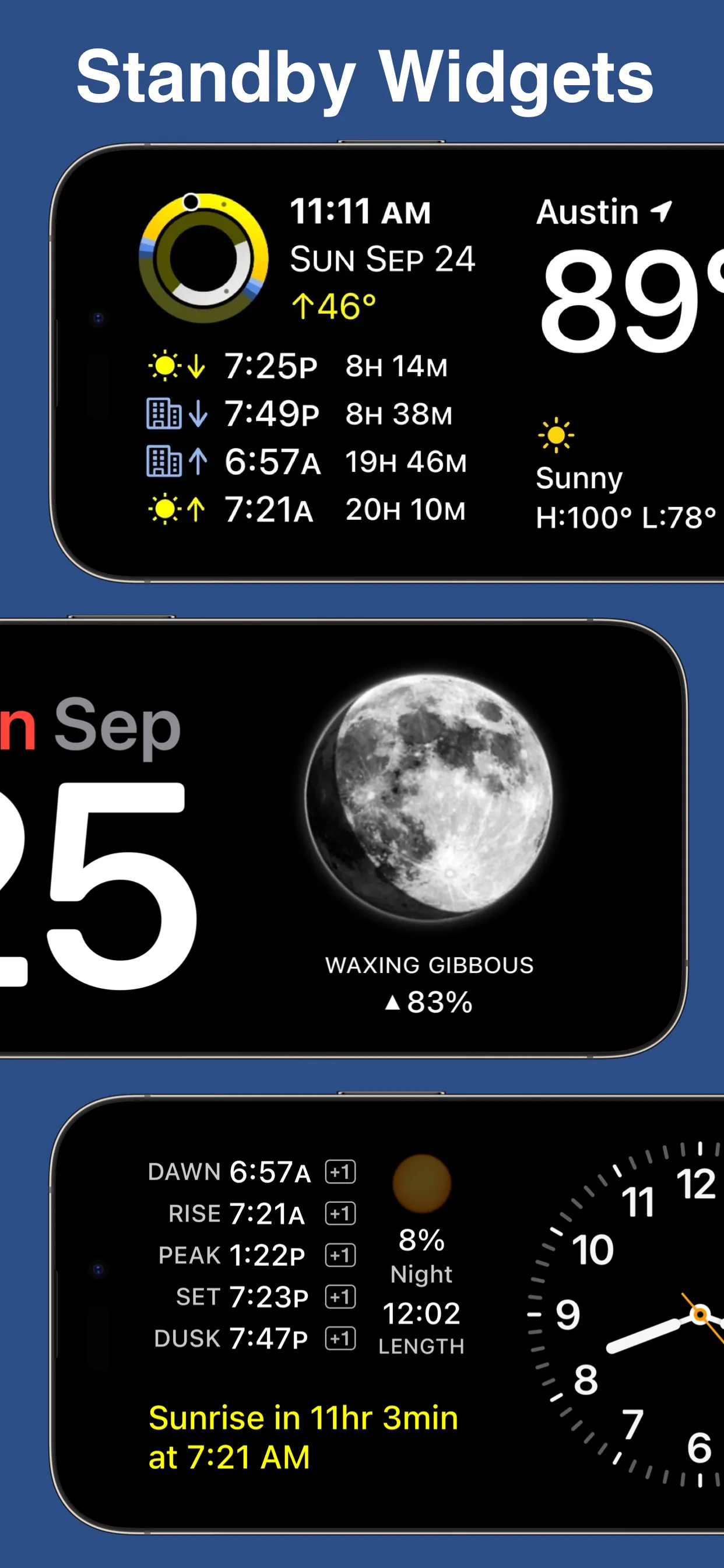 Sundial Solar & Lunar Time iphone screenshot 3