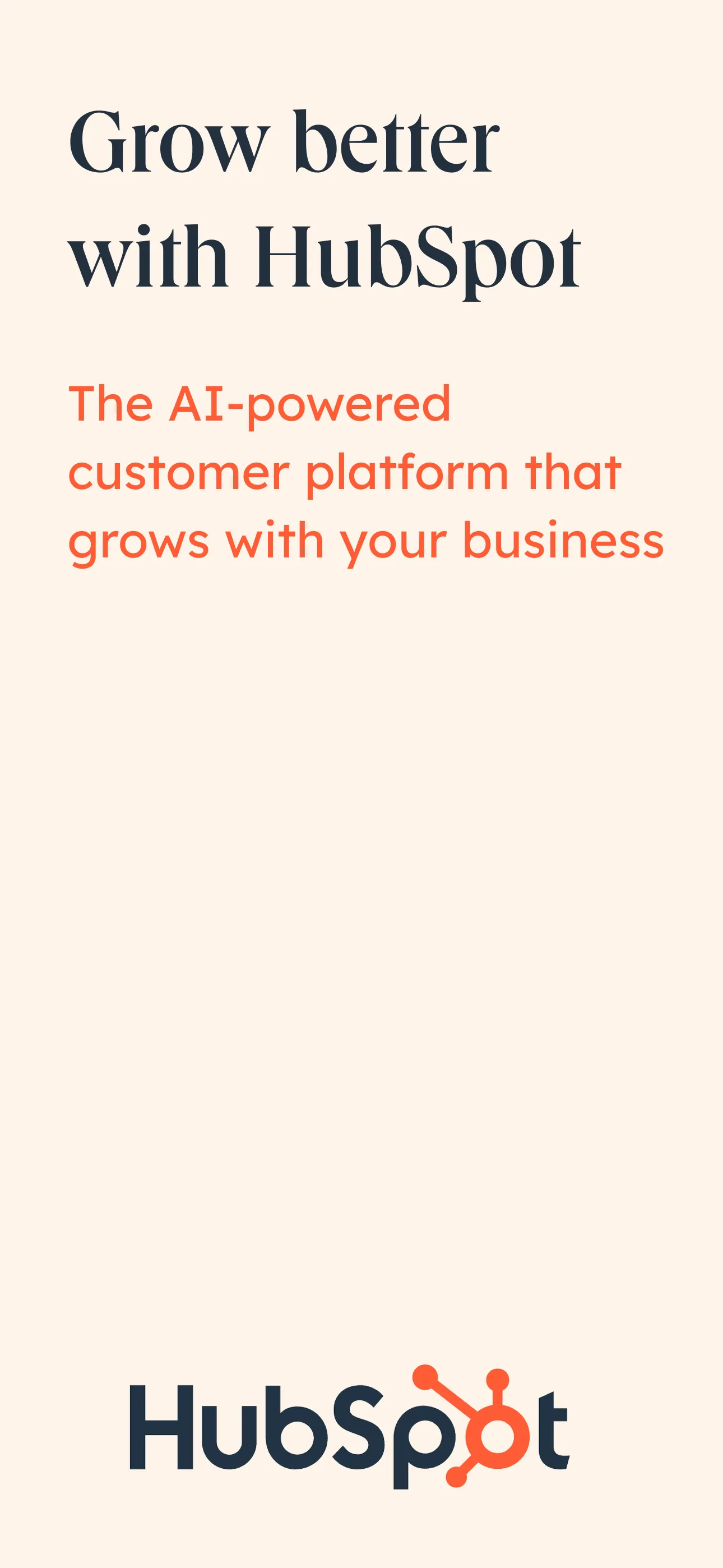 HubSpot iphone screenshot 1
