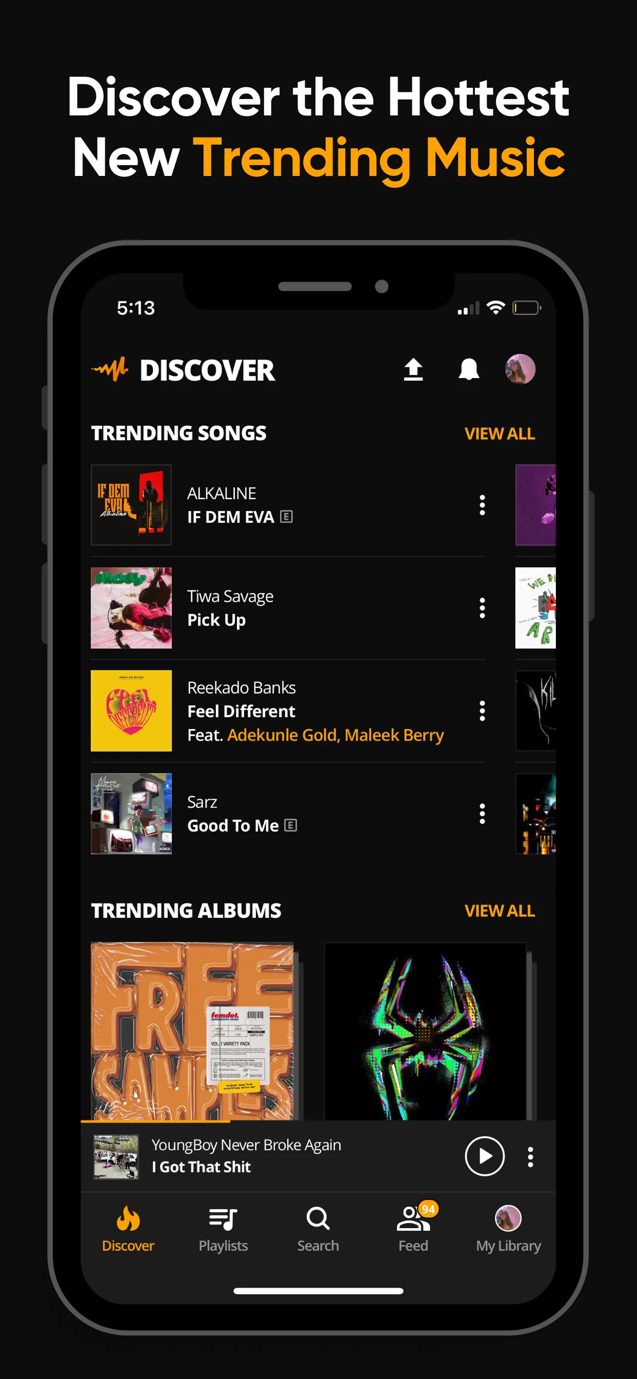 Audiomack - Play Music Offline iphone screenshot 4