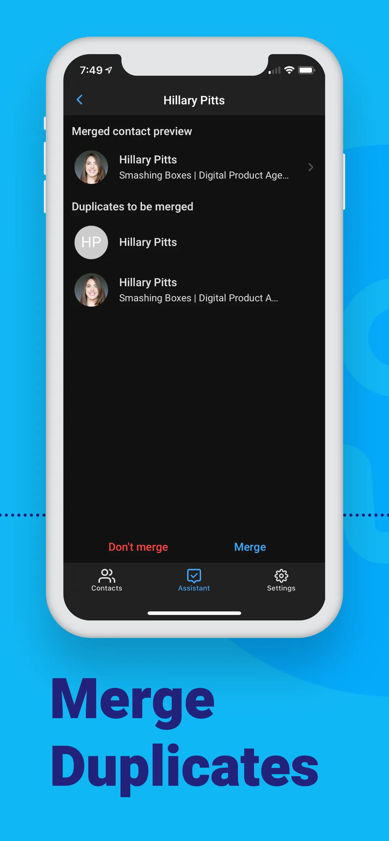 Contacts+ | Address Book iphone screenshot 6