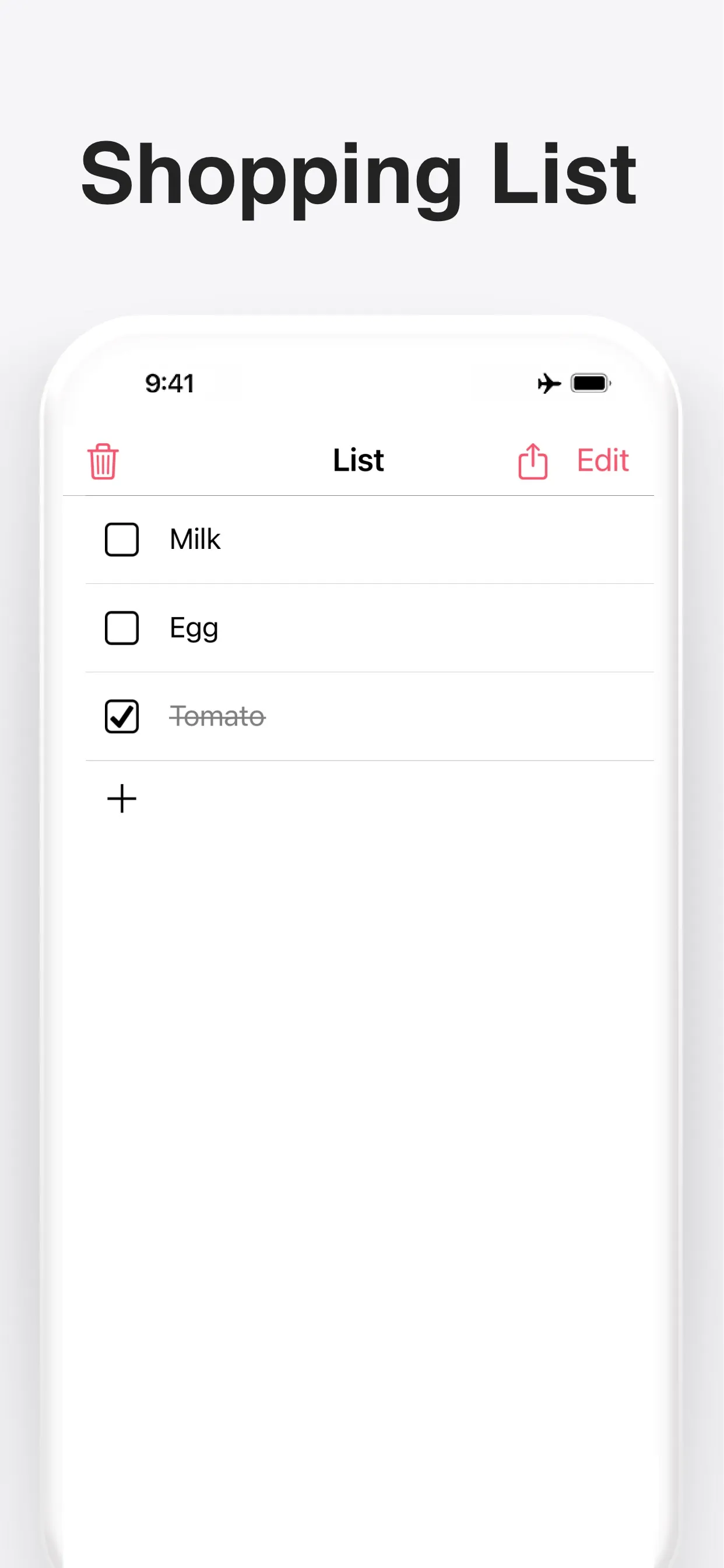 Shopping List: Grocery To Do iphone screenshot 1
