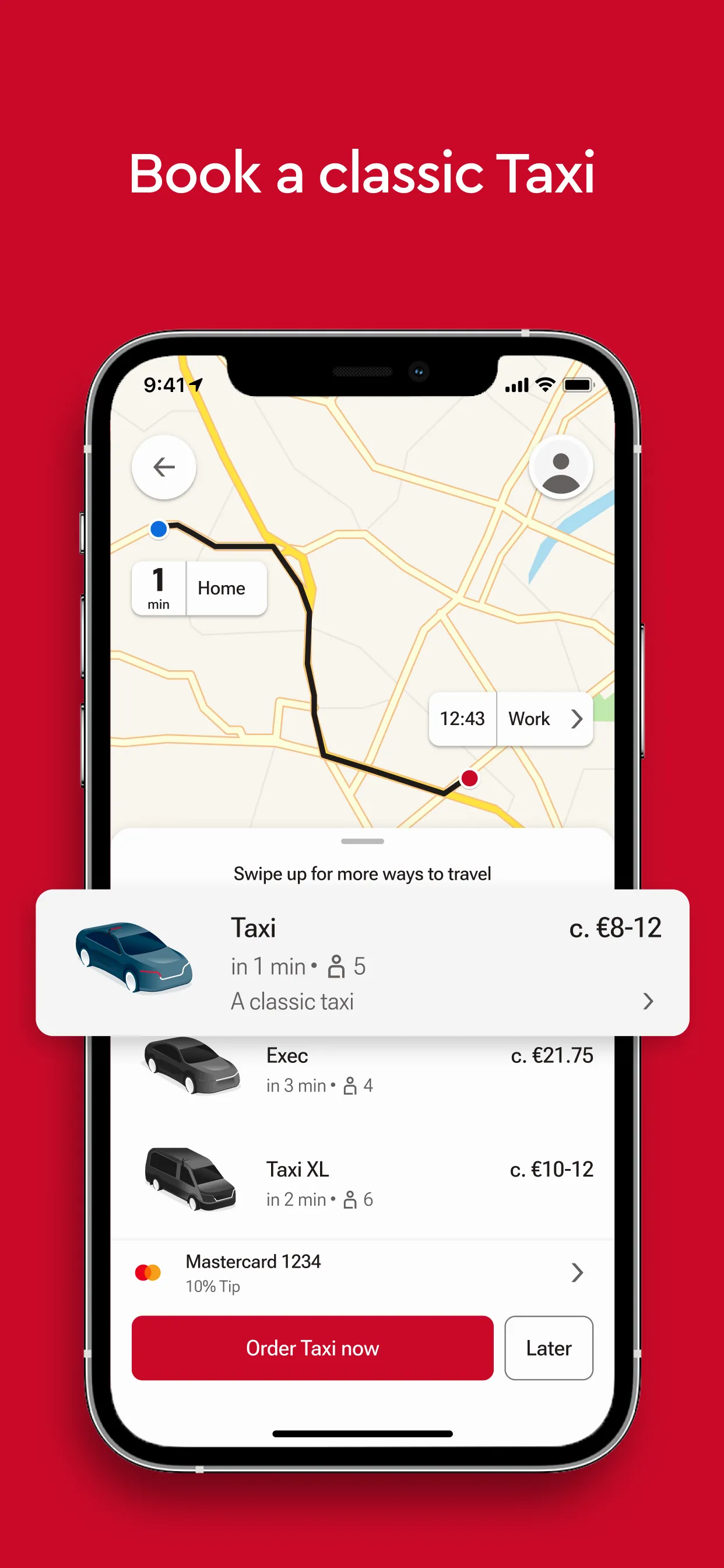 FREENOW - Taxi and more iphone screenshot 2