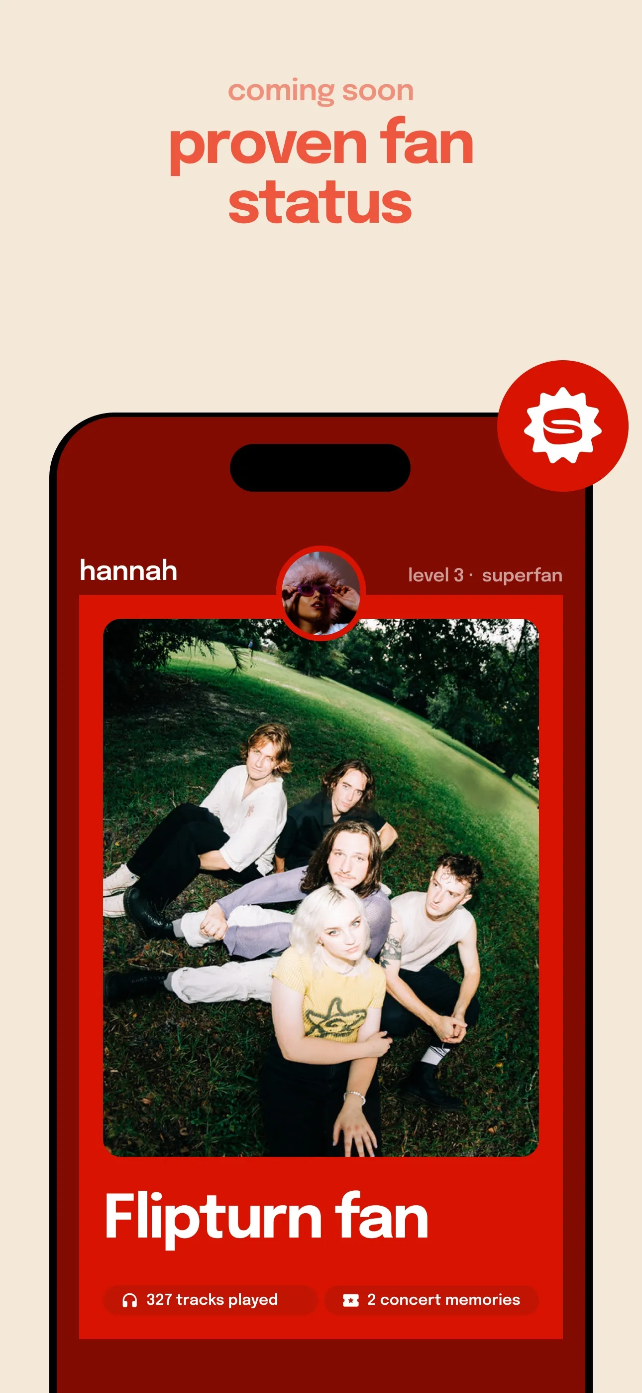 Superfan, the social music app iphone screenshot 5