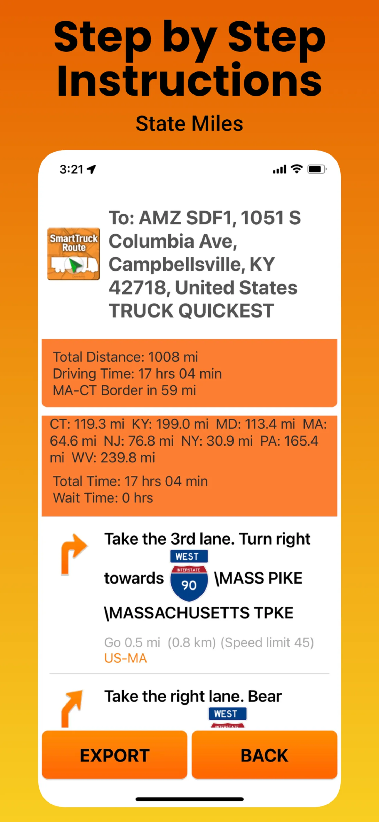 SmartTruckRoute: Truck GPS iphone screenshot 9