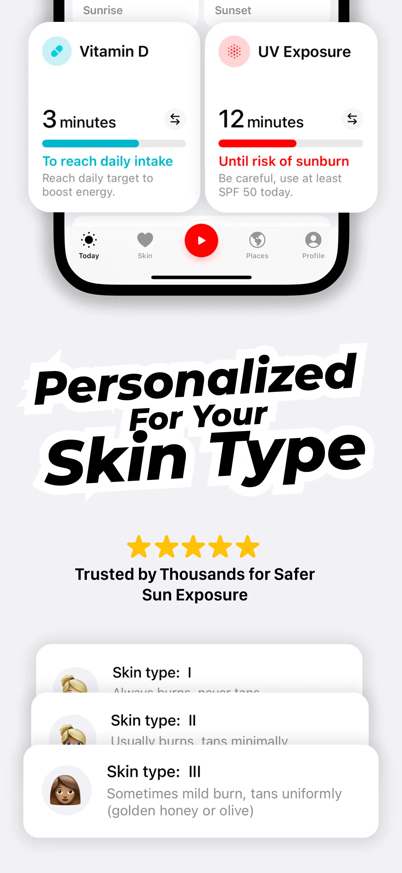 UV Index & Tanning - SunSafe iphone screenshot 3
