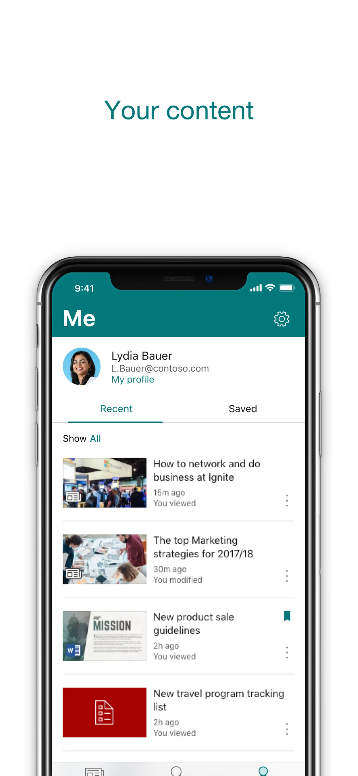 Microsoft SharePoint iphone screenshot 4