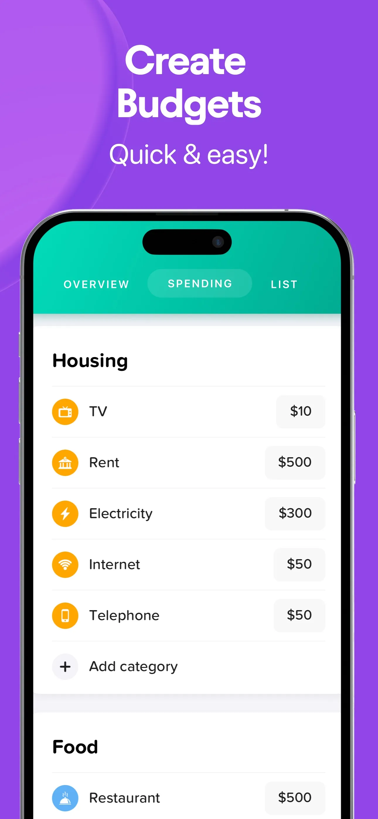 Buddy: Budget Planner App iphone screenshot 3