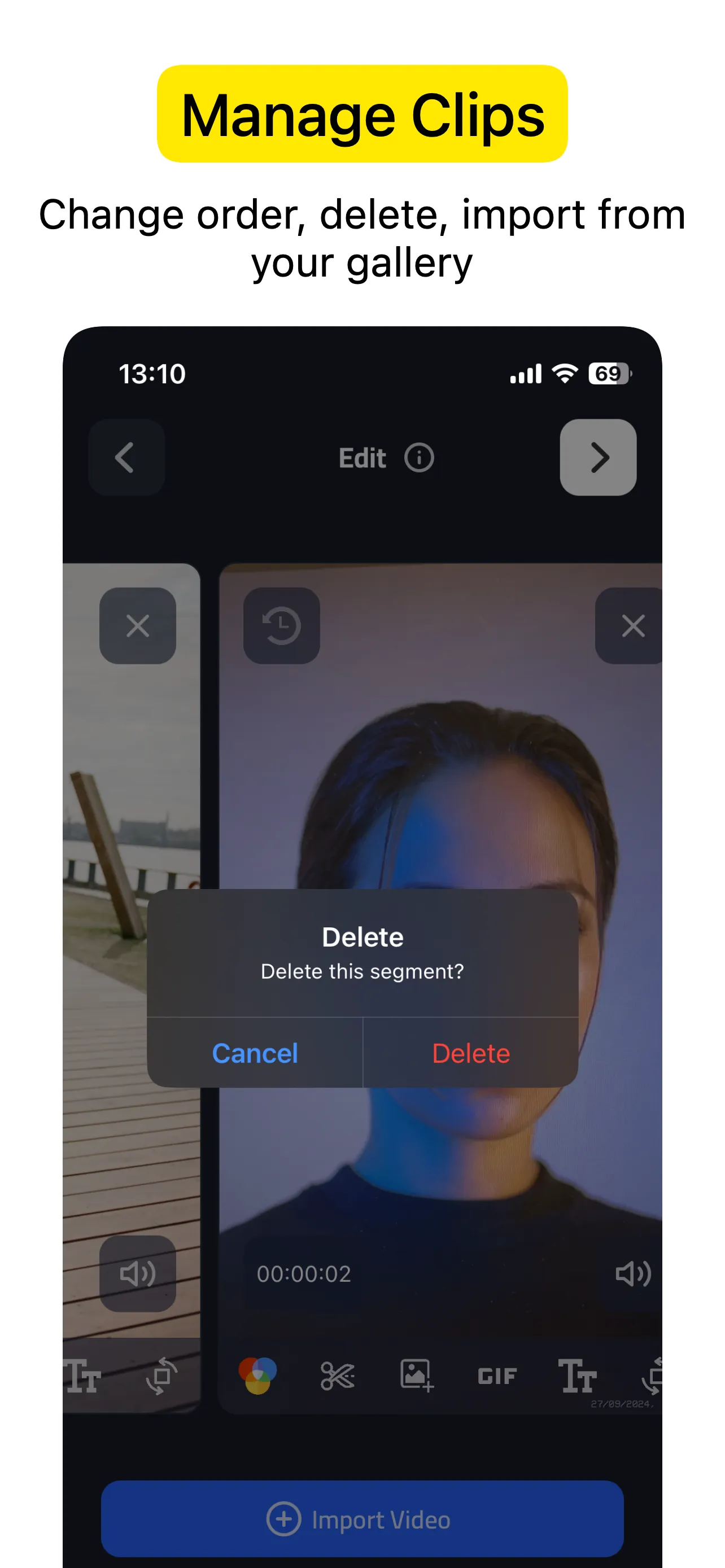 VideoCam+ Video Recorder Edit iphone screenshot 5