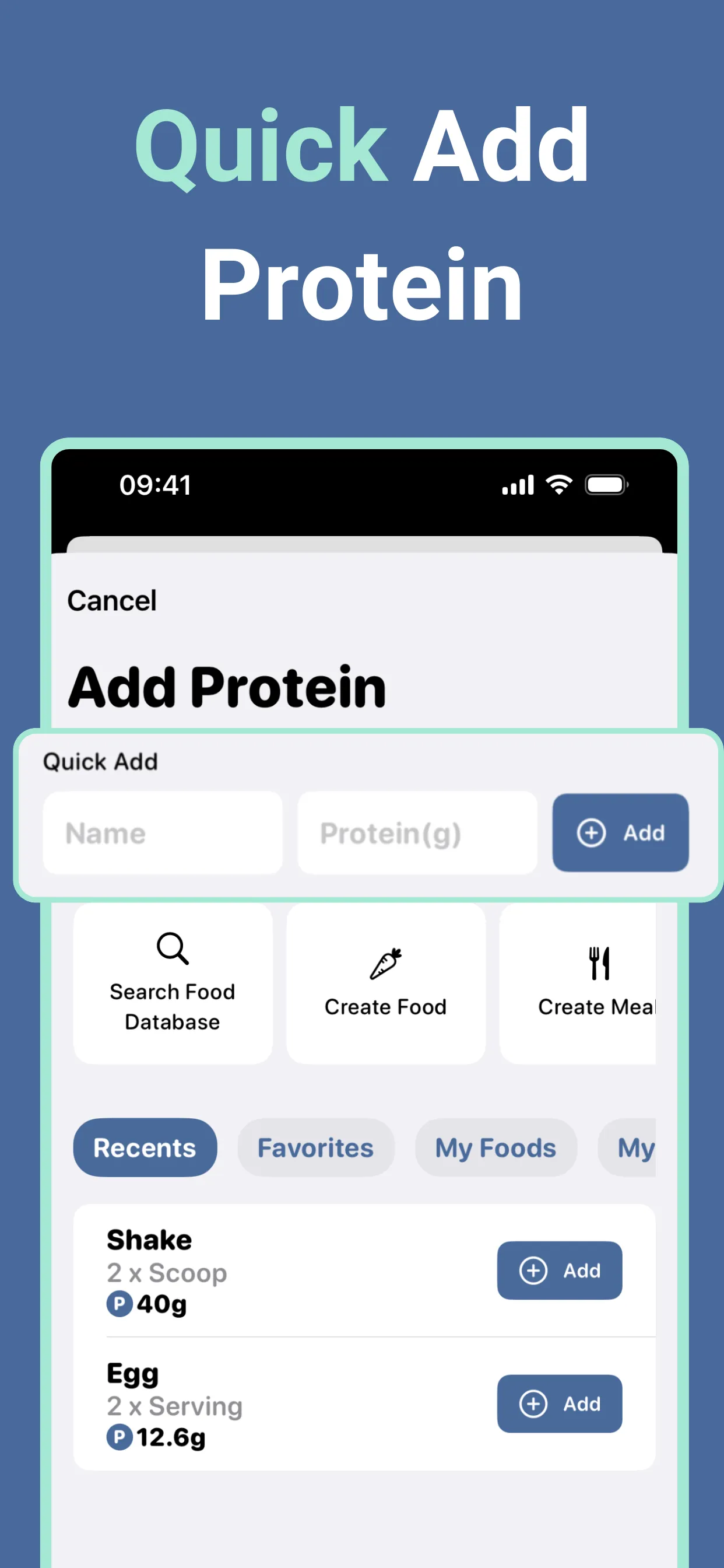 Protein Tracker: Protein Pal iphone screenshot 4