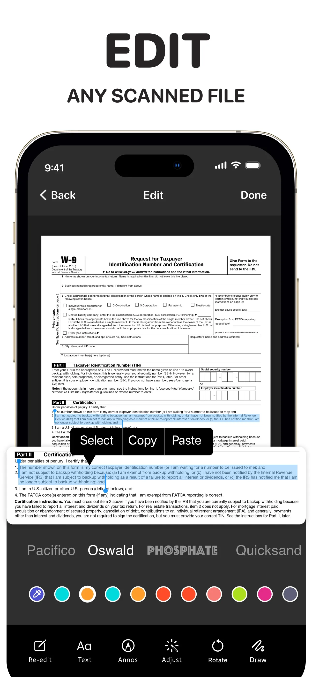 Pdf scanner: Documents Scanner iphone screenshot 3