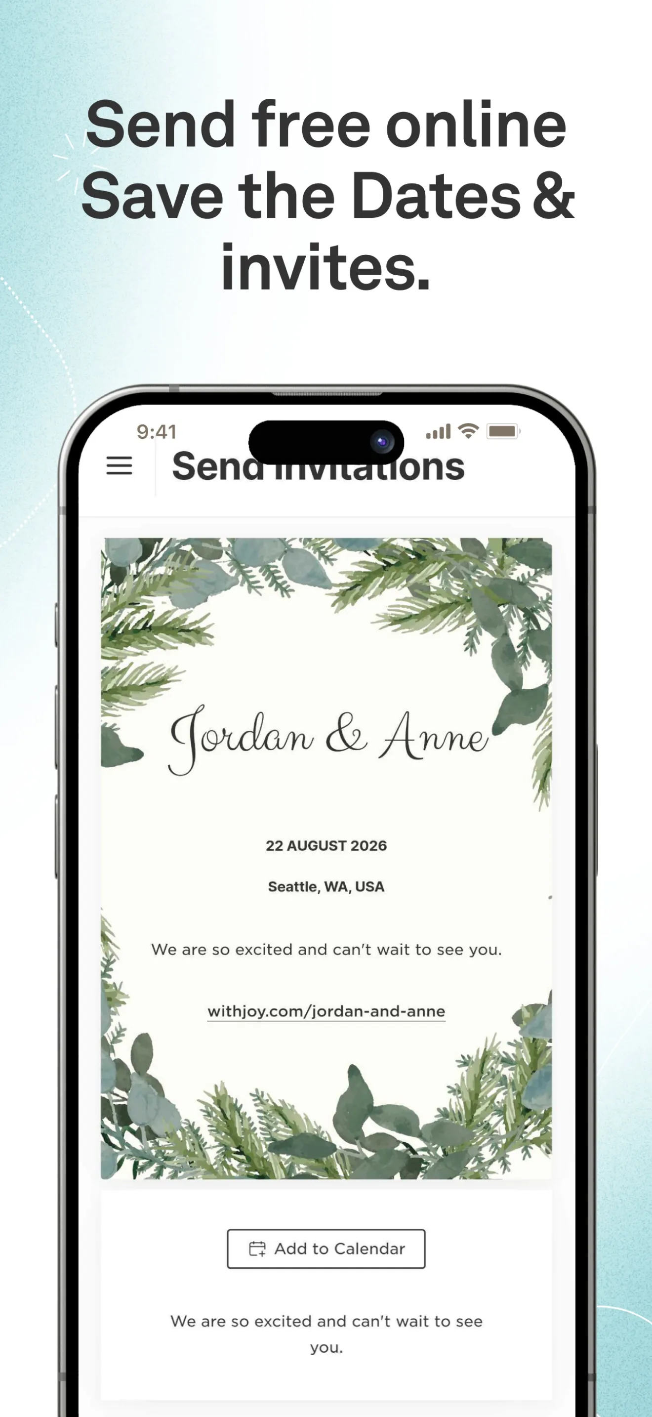 Joy Wedding Planner & Website iphone screenshot 3