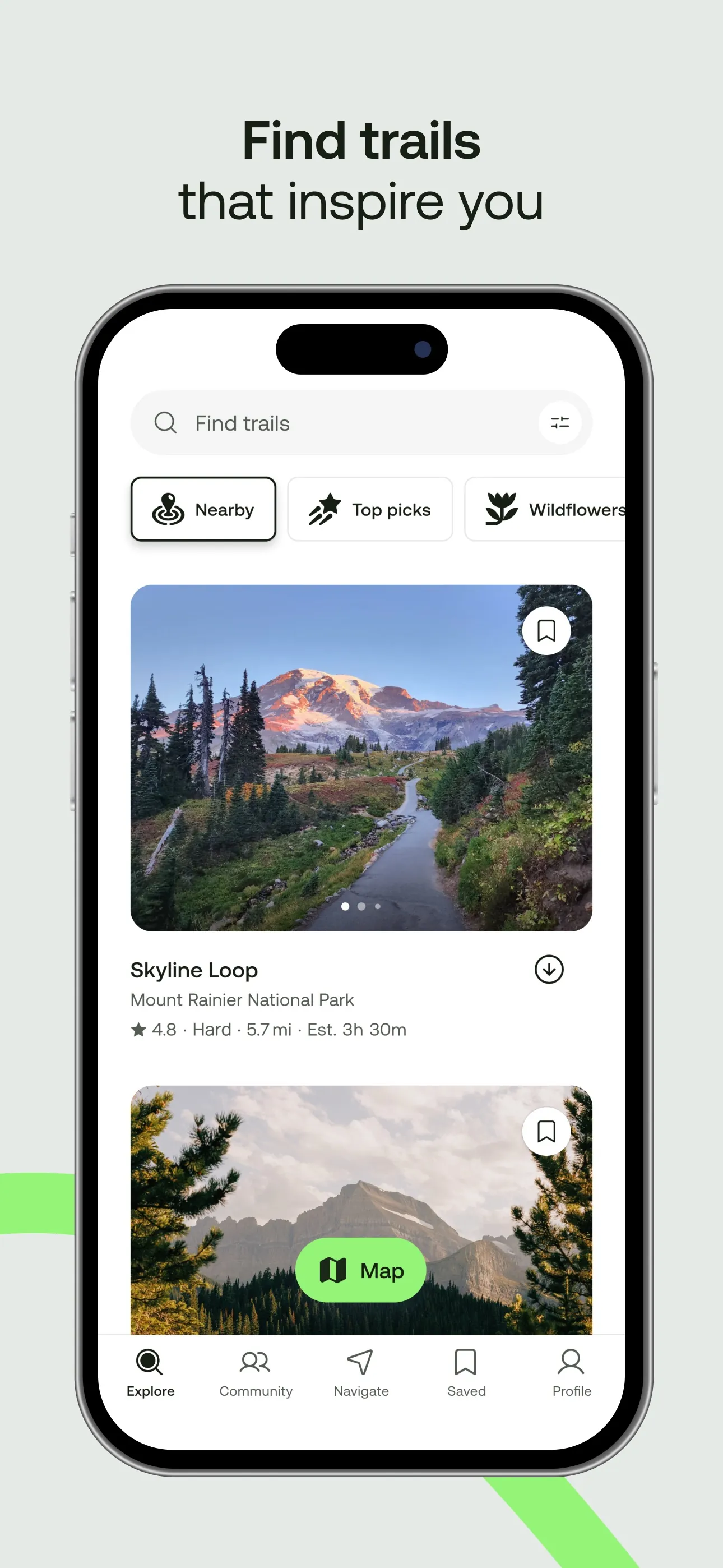 AllTrails: Hike, Bike & Run iphone screenshot 2