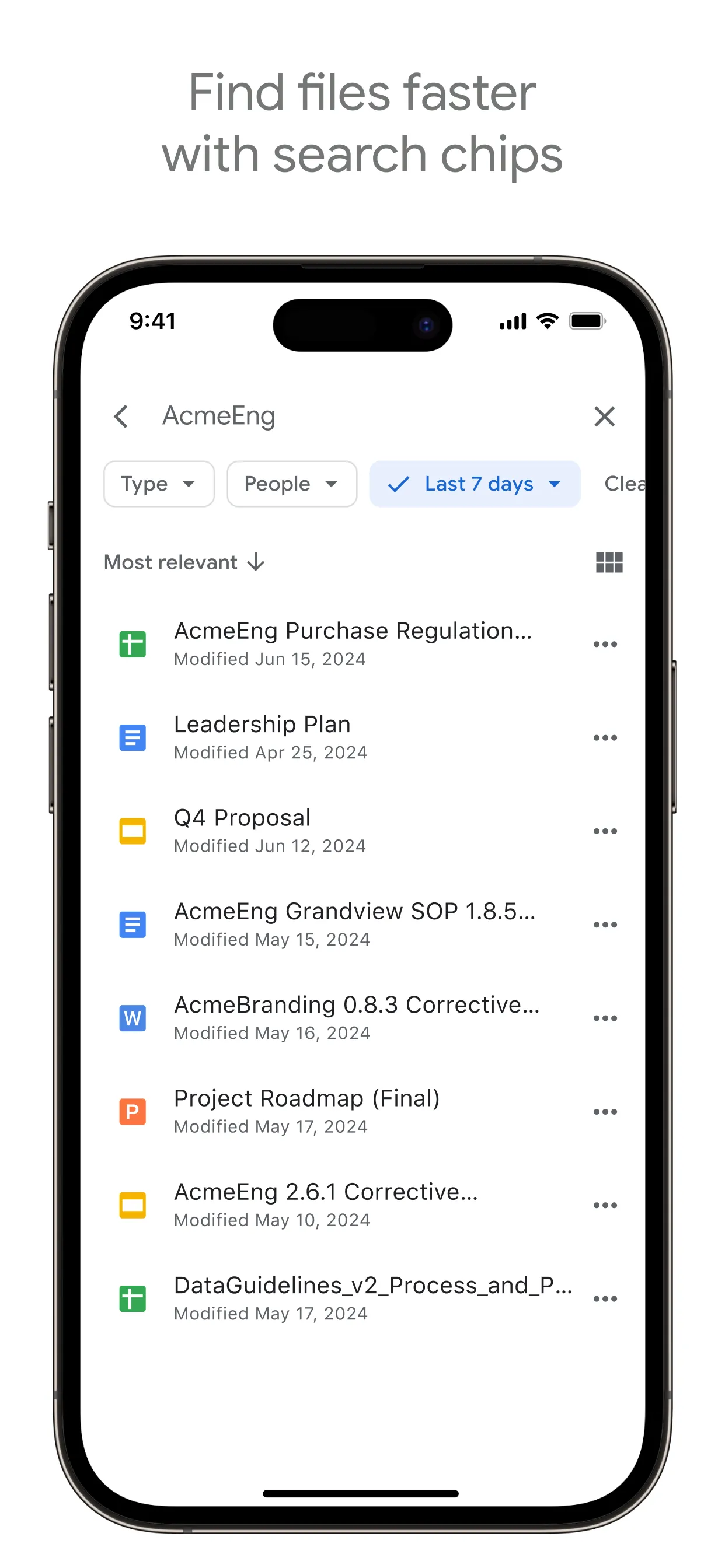 Google Drive iphone screenshot 2