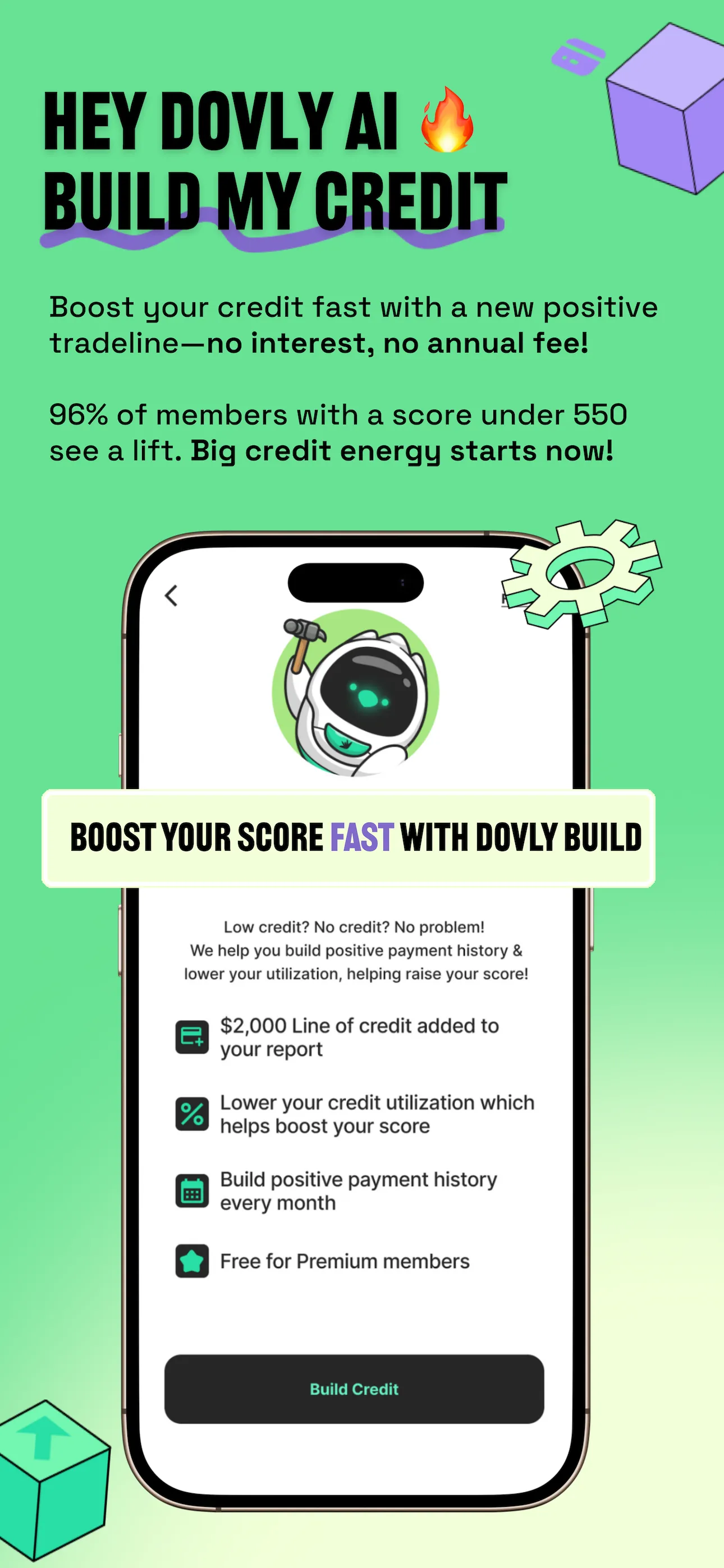 Build & Fix Credit: Dovly AI iphone screenshot 2