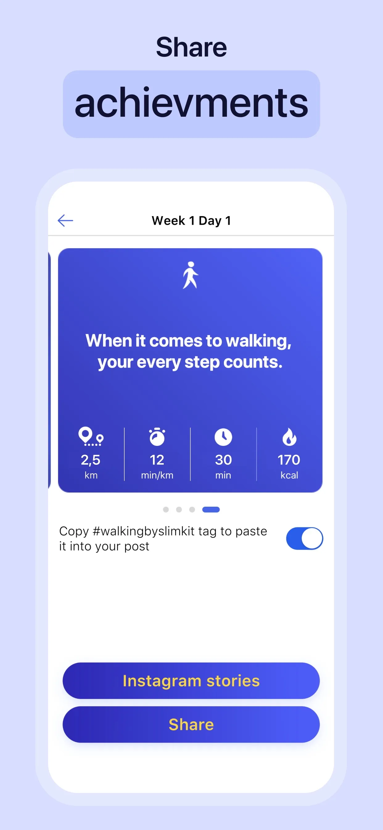 Weight Loss Walking by Slimkit iphone screenshot 6