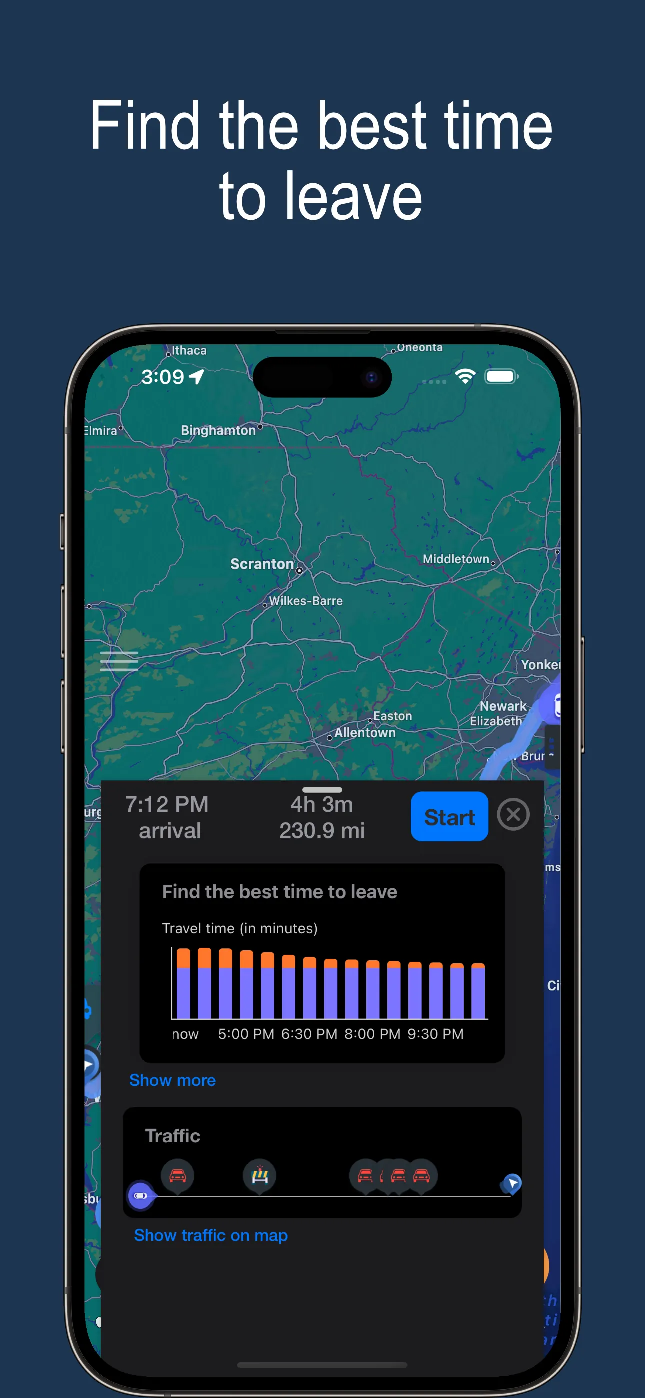 Traffie Navigation & Traffic iphone screenshot 7