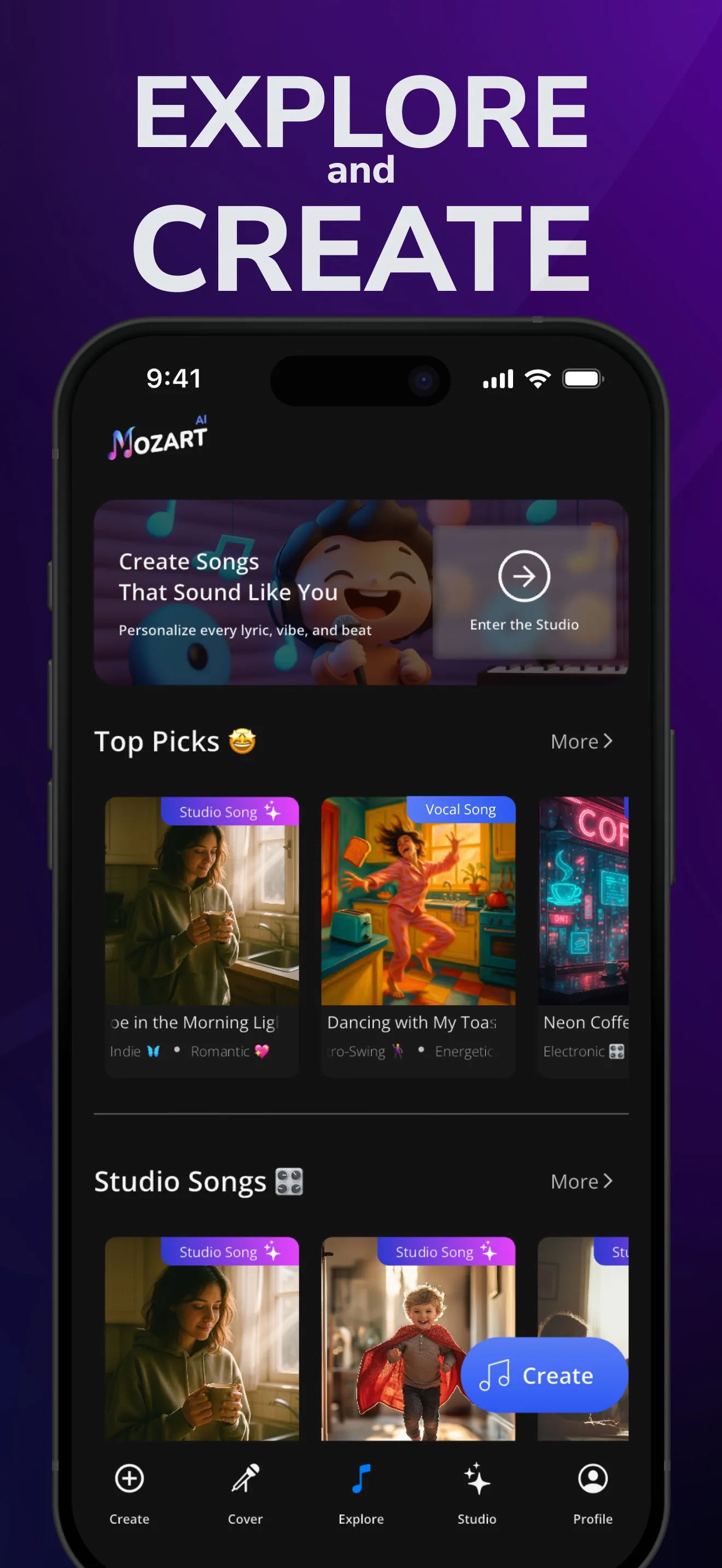 AI Song Generator - Mozart iphone screenshot 8